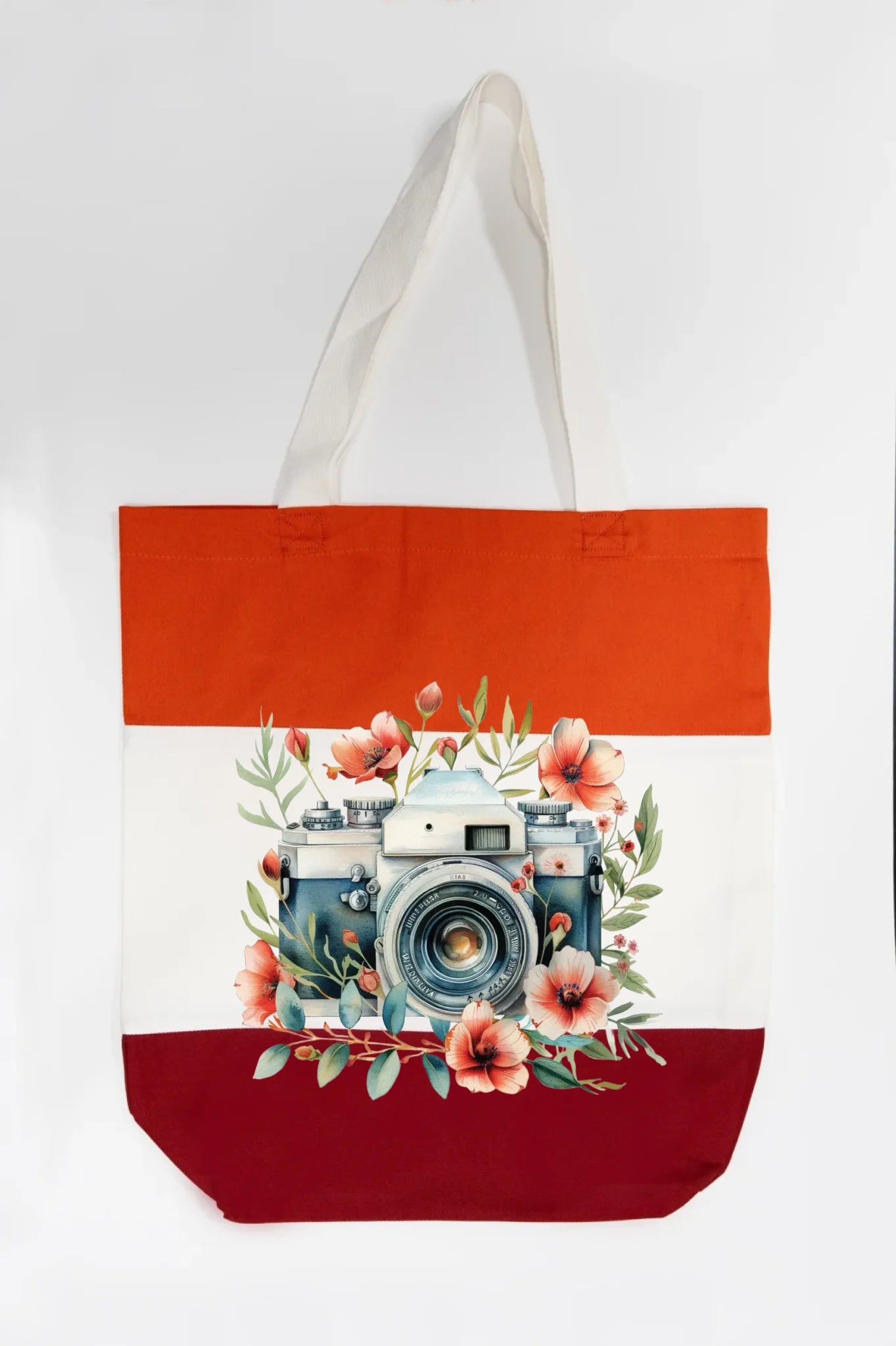 Floral Focus Tote Bag