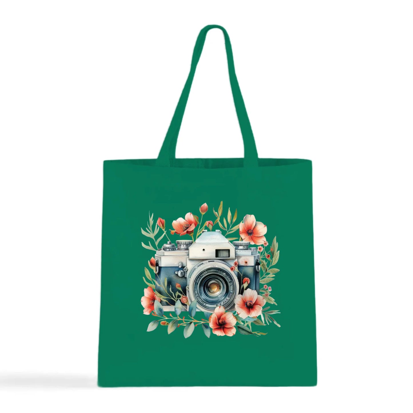Floral Focus Tote Bag