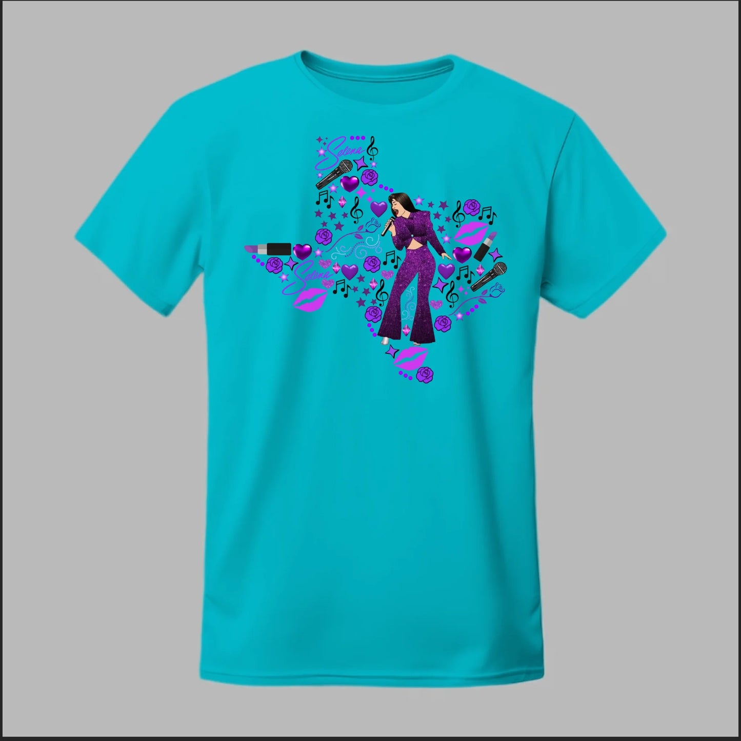 Selena Spotlight in Purple Tee