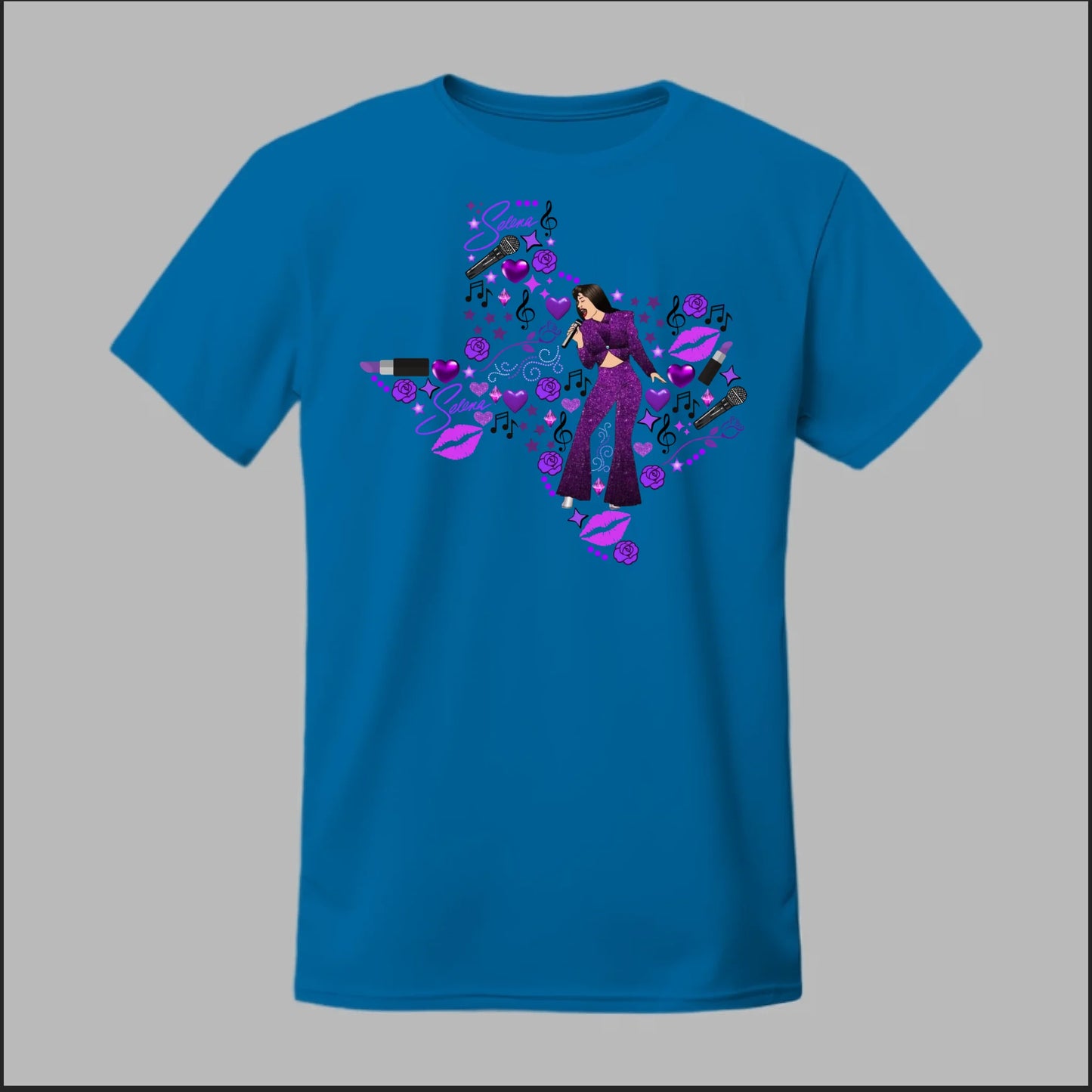 Selena Spotlight in Purple Tee