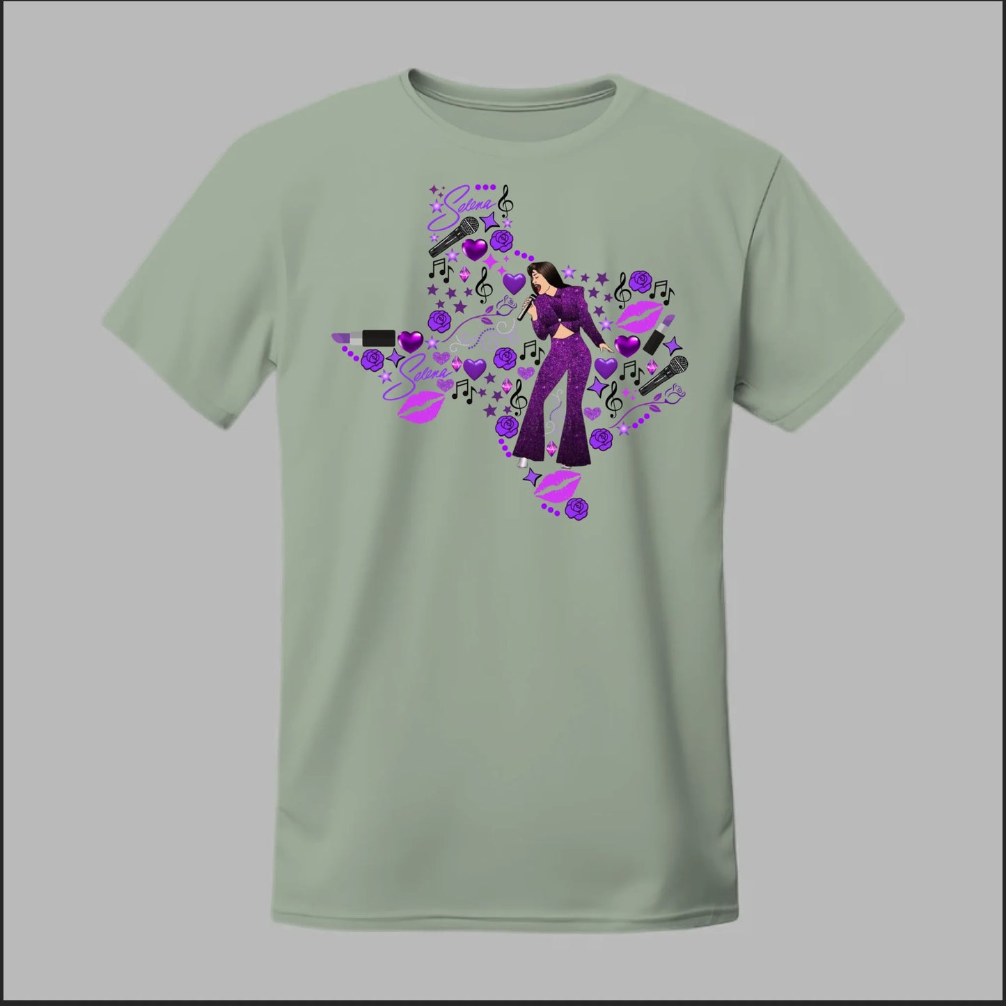 Selena Spotlight in Purple Tee