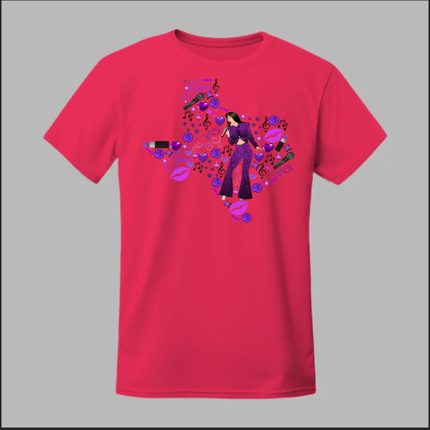 Selena Spotlight in Purple Tee