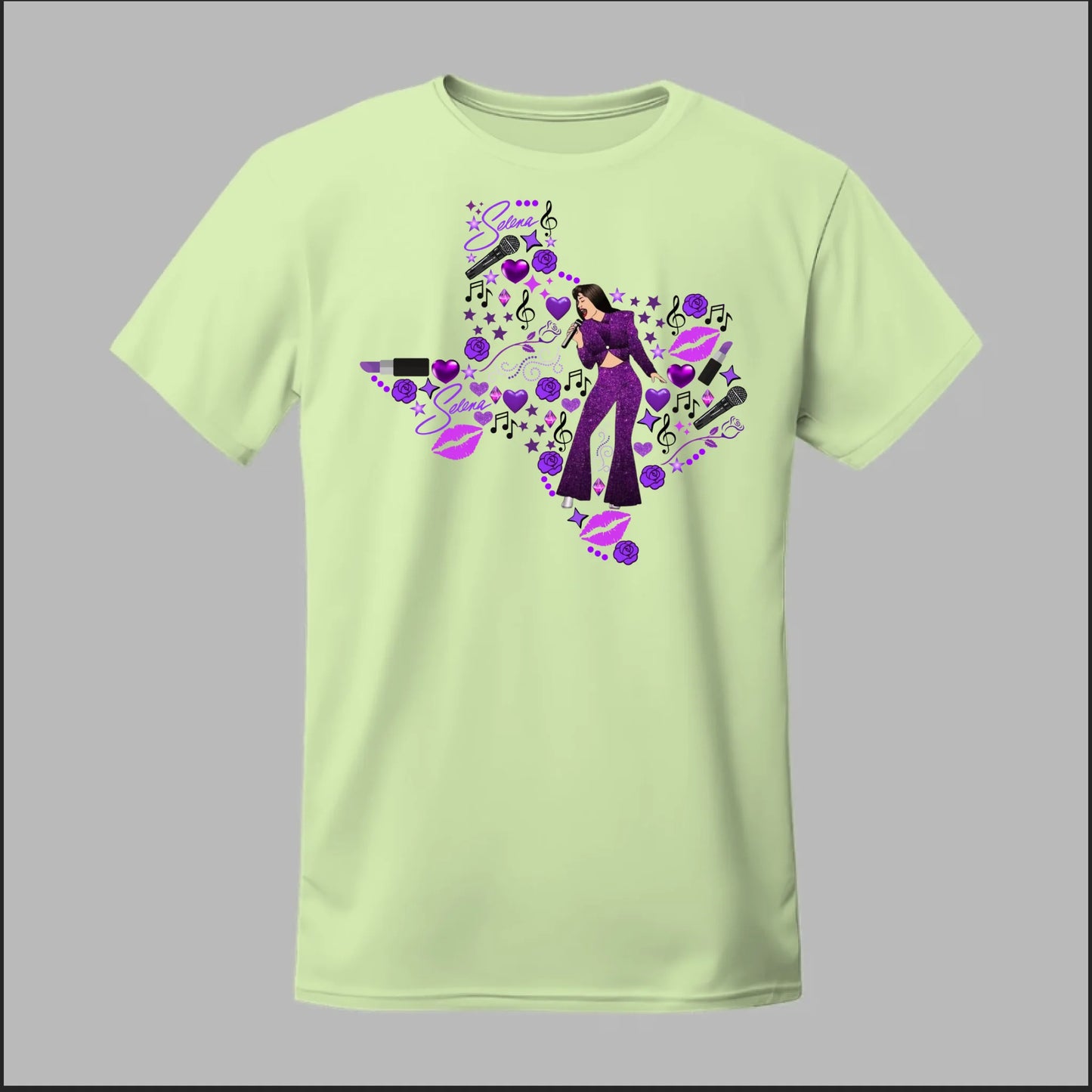 Selena Spotlight in Purple Tee