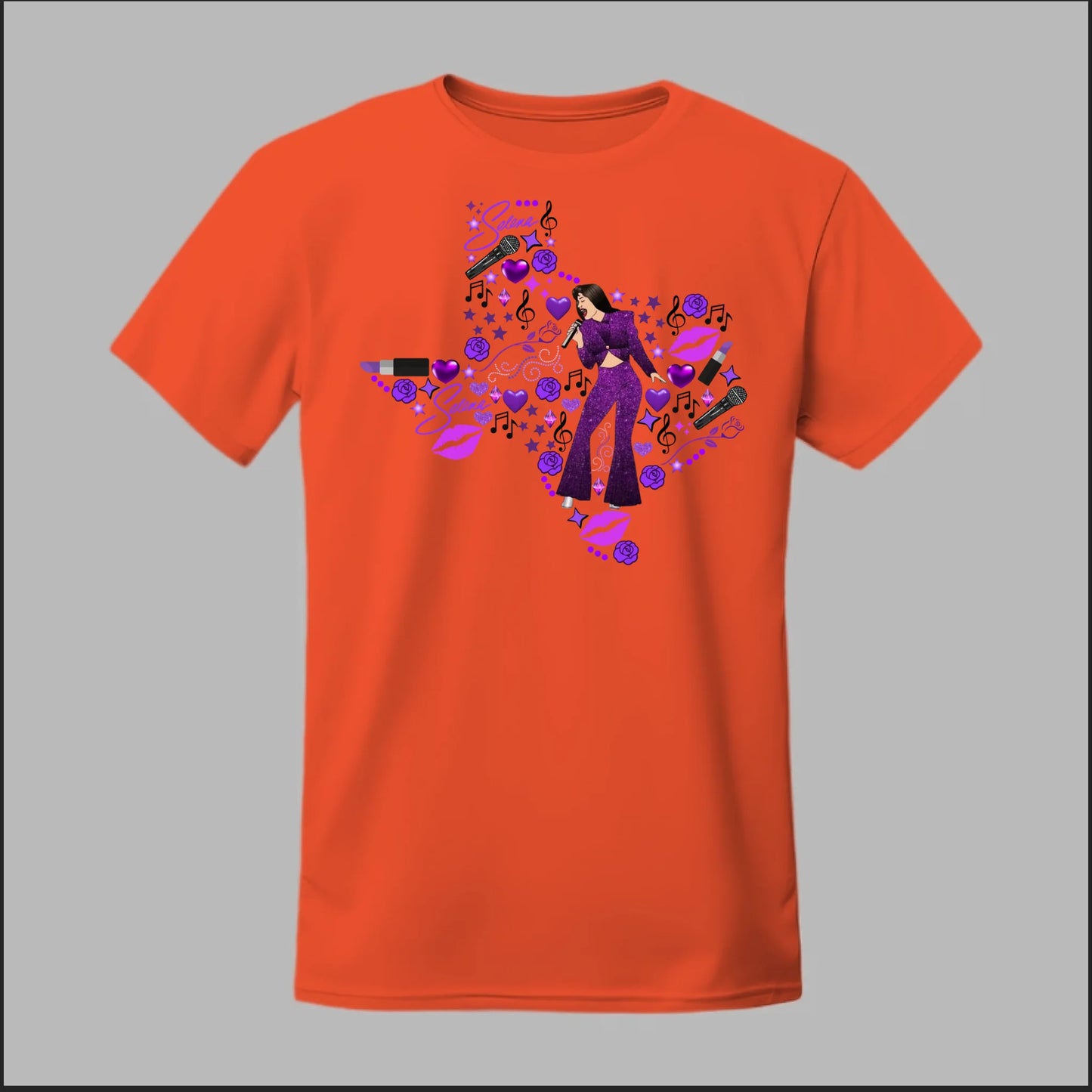 Selena Spotlight in Purple Tee
