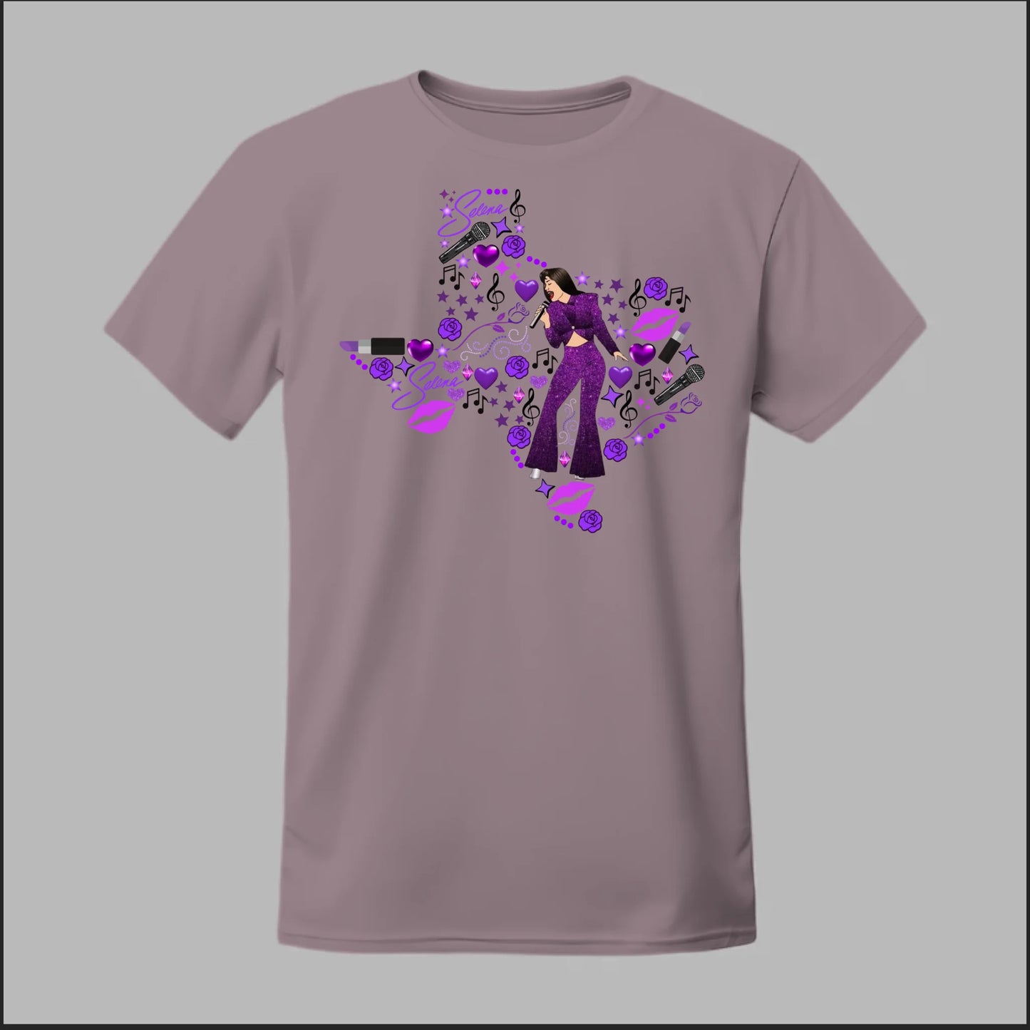 Selena Spotlight in Purple Tee