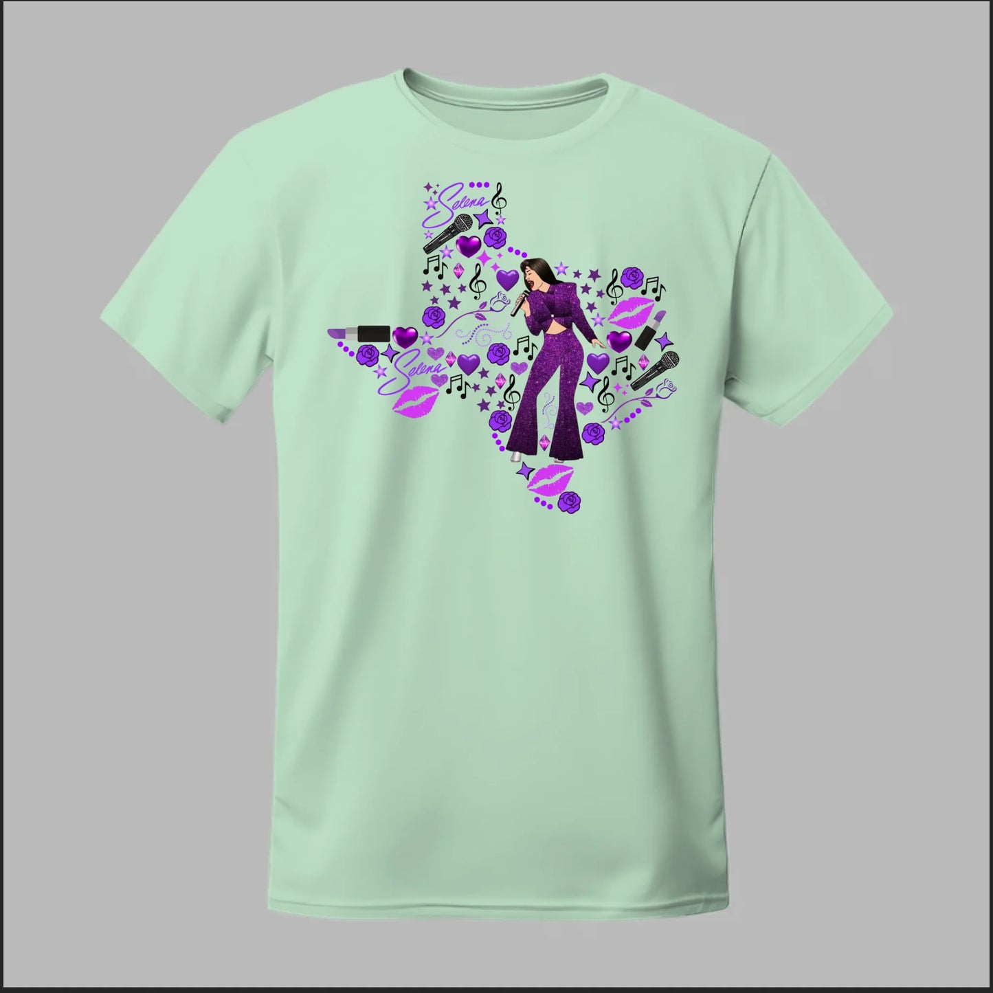Selena Spotlight in Purple Tee