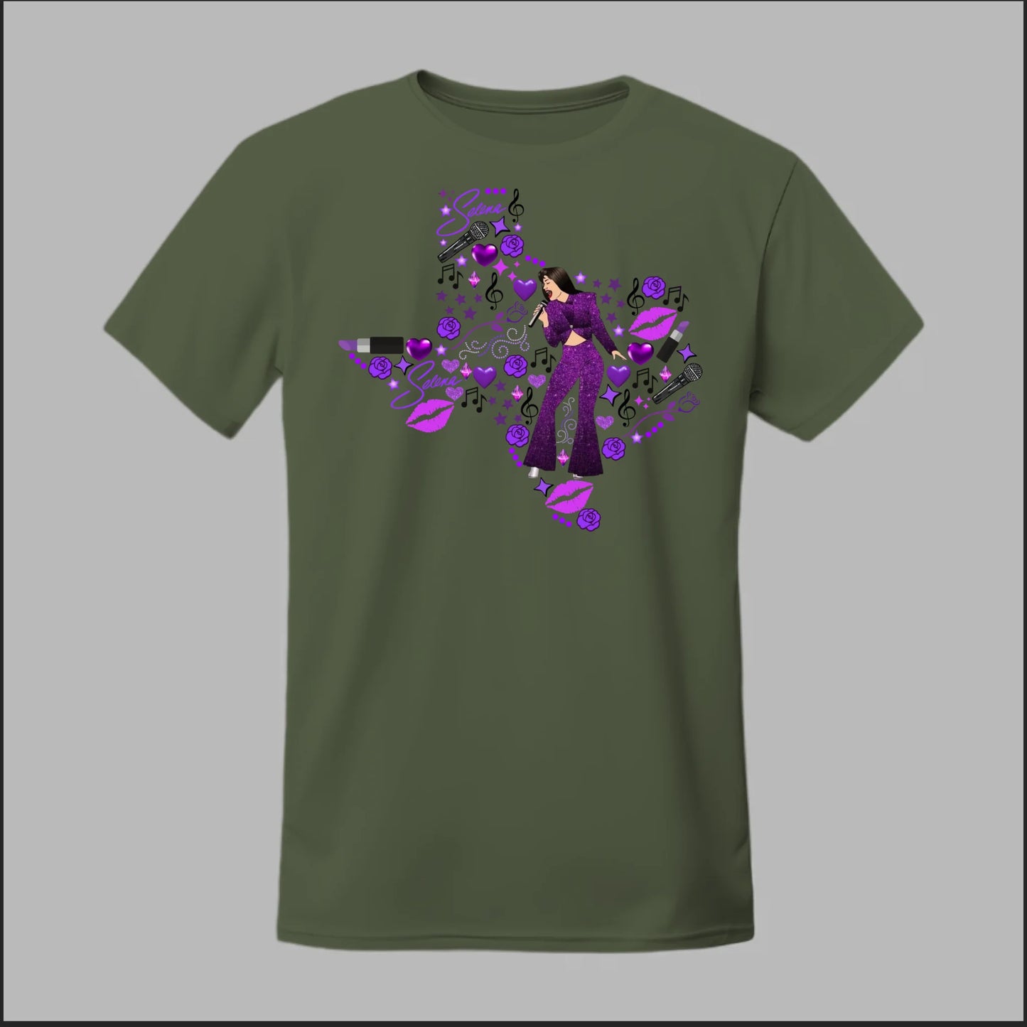 Selena Spotlight in Purple Tee