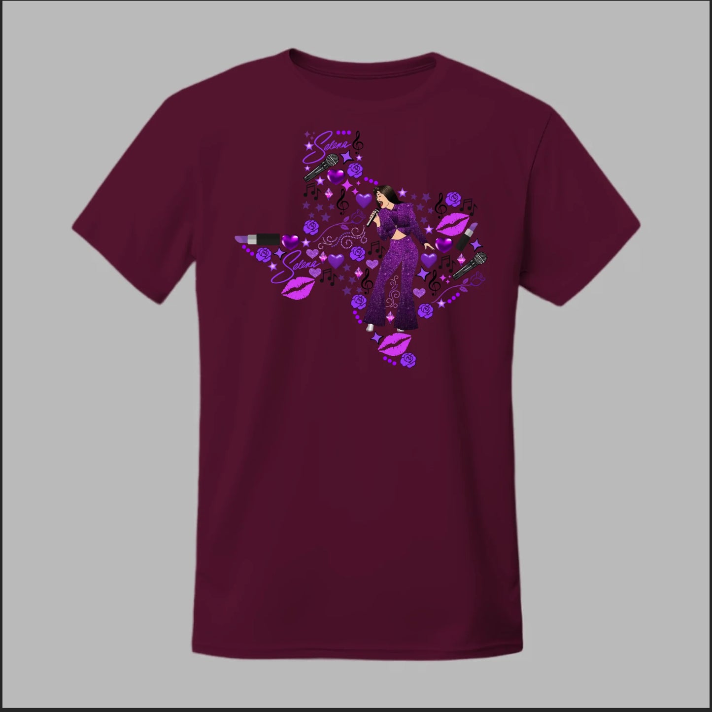 Selena Spotlight in Purple Tee
