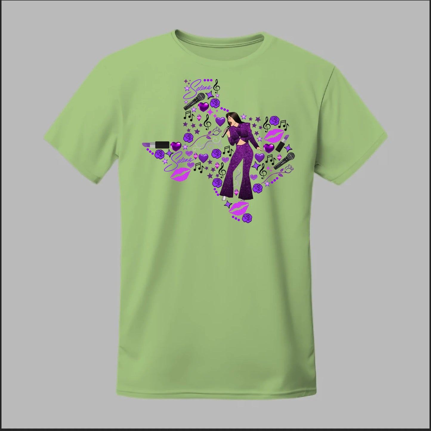 Selena Spotlight in Purple Tee