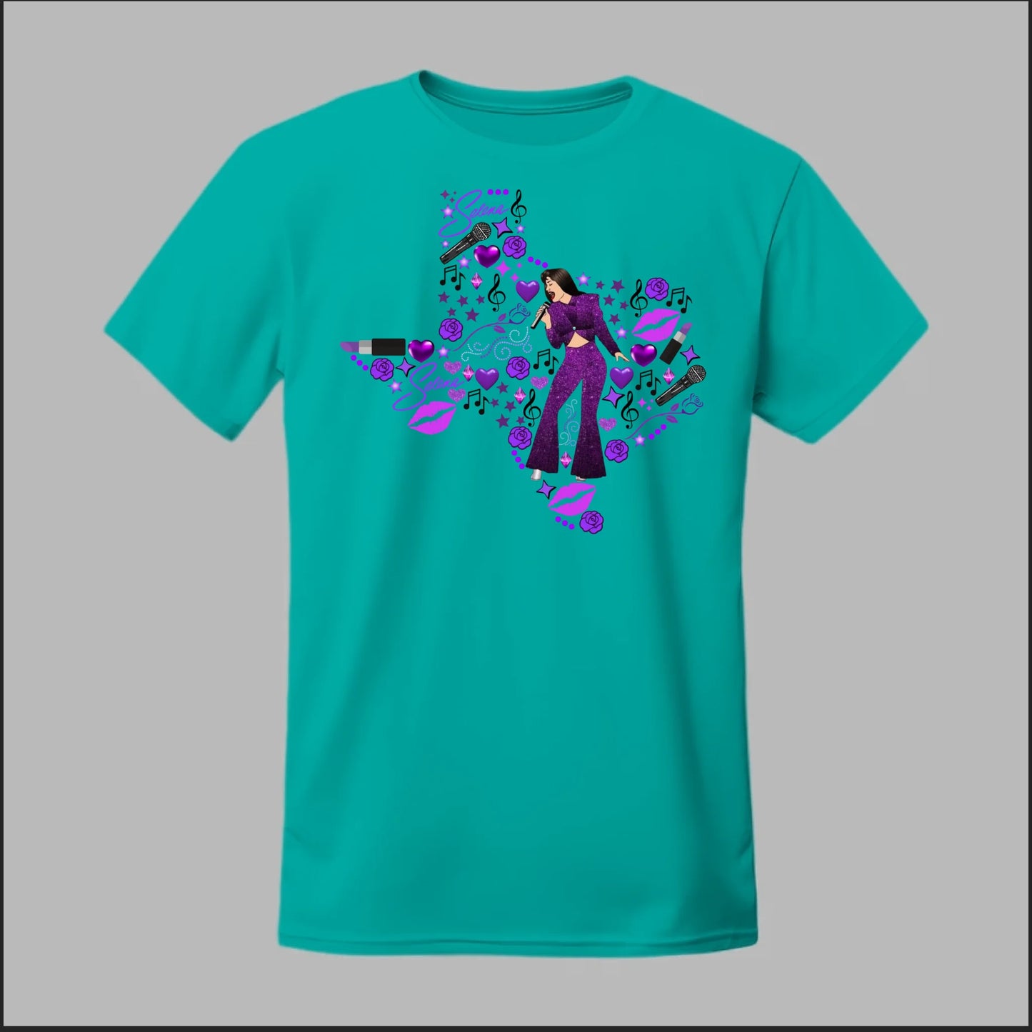 Selena Spotlight in Purple Tee
