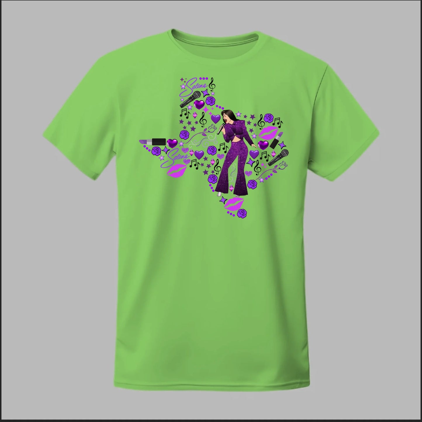 Selena Spotlight in Purple Tee