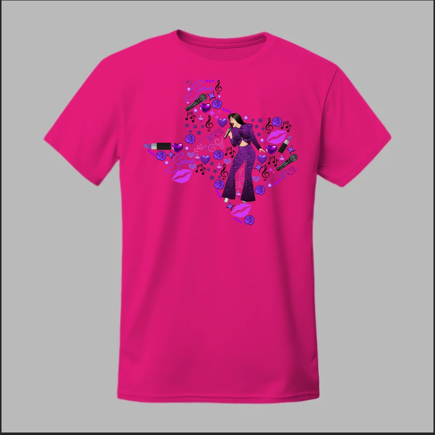 Selena Spotlight in Purple Tee