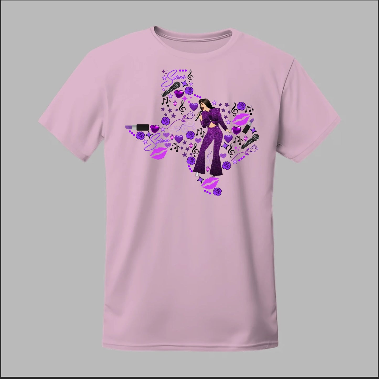 Selena Spotlight in Purple Tee