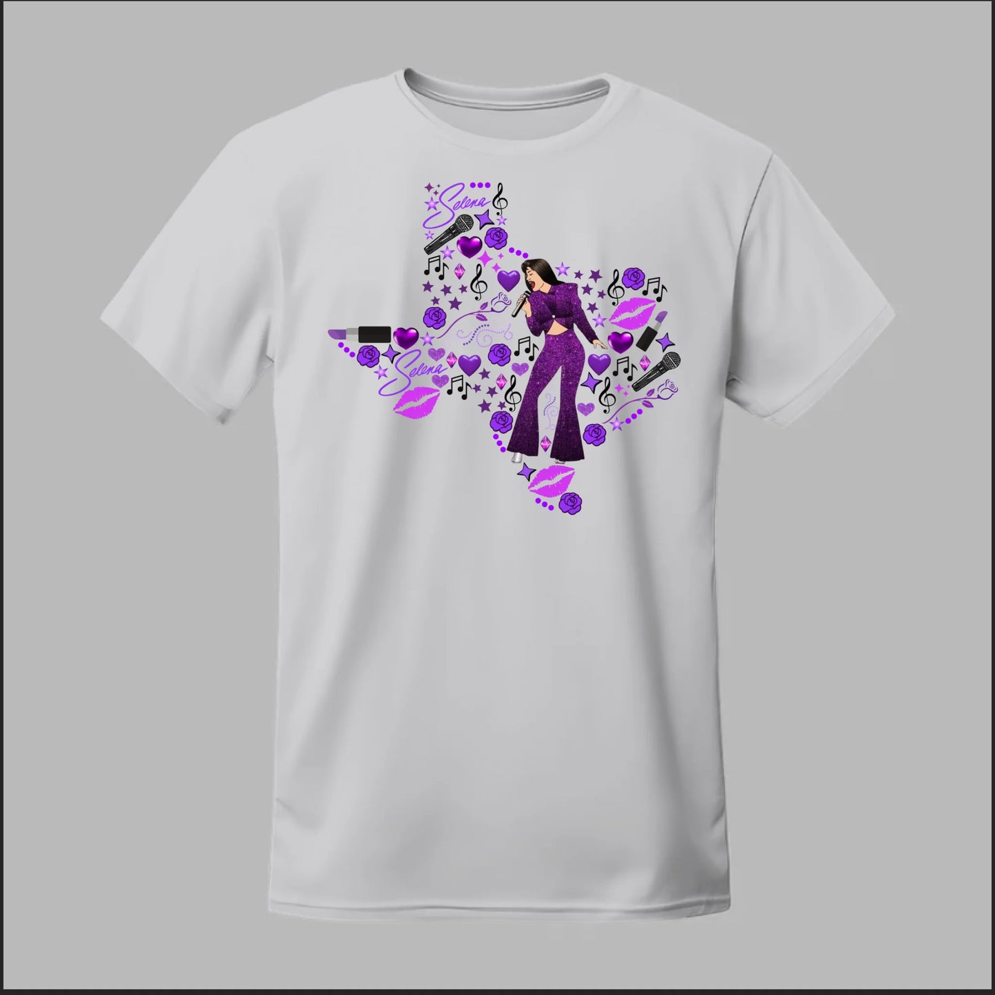 Selena Spotlight in Purple Tee