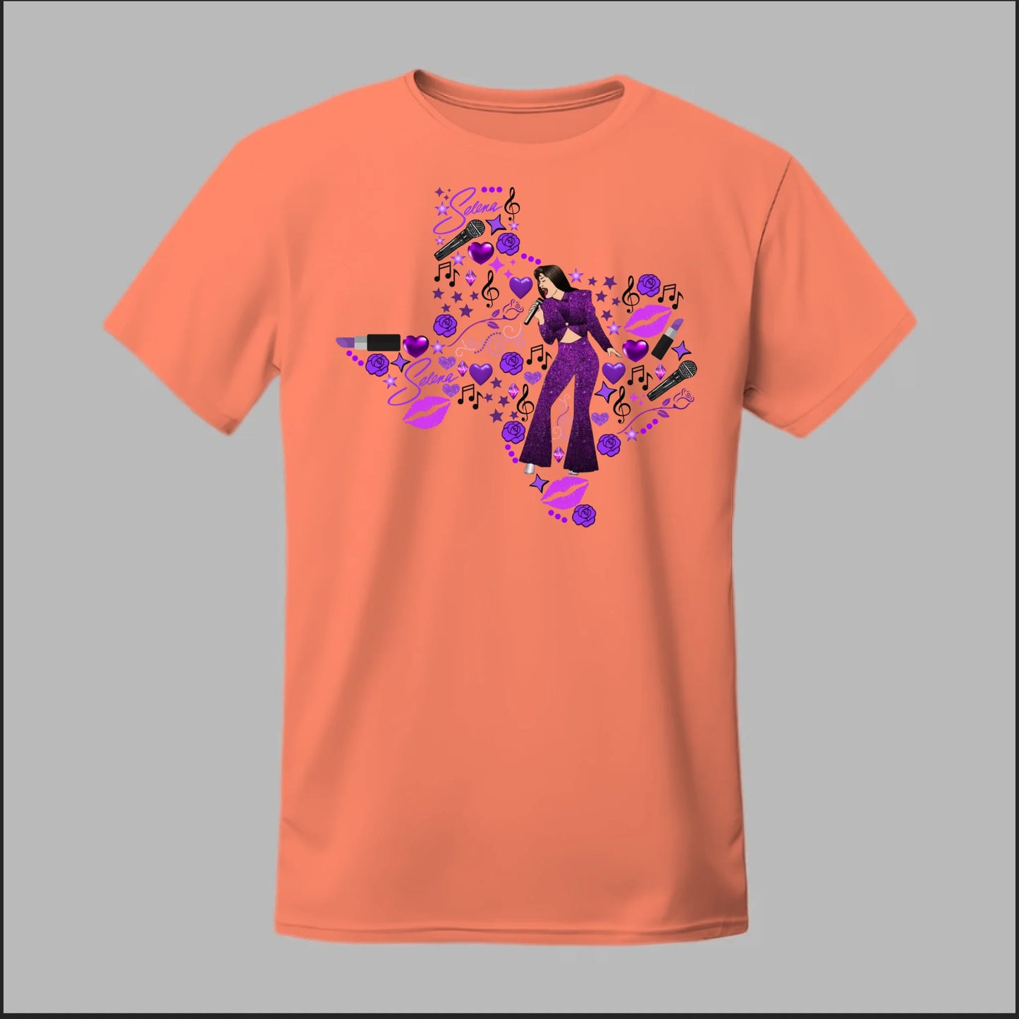 Selena Spotlight in Purple Tee