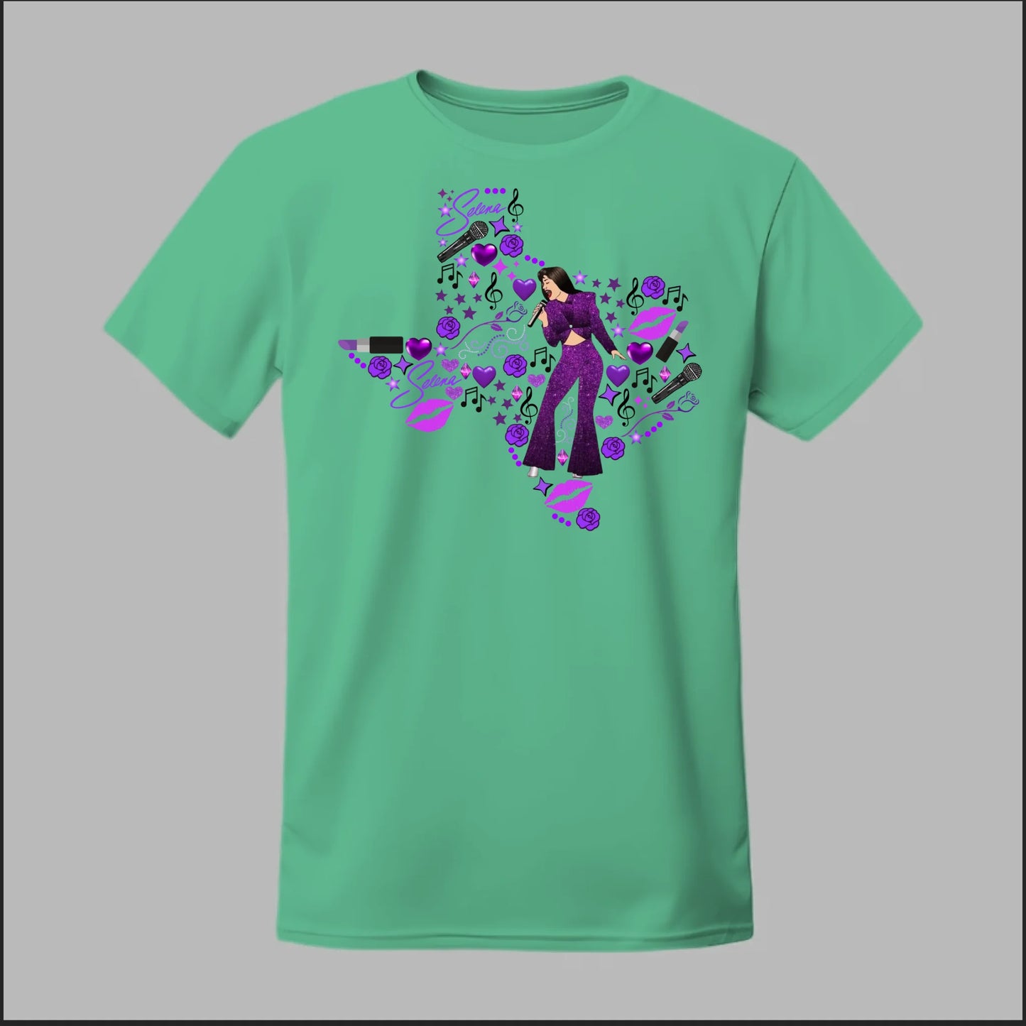 Selena Spotlight in Purple Tee