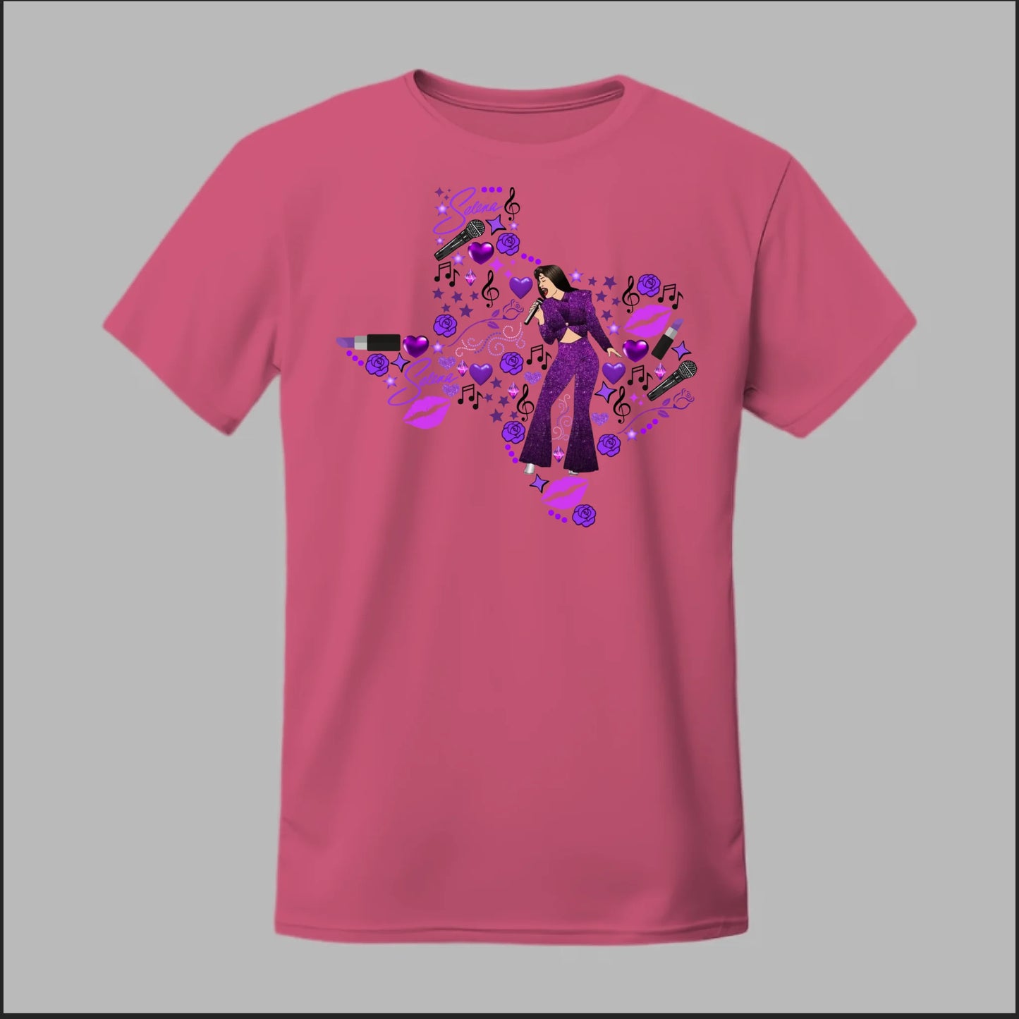 Selena Spotlight in Purple Tee