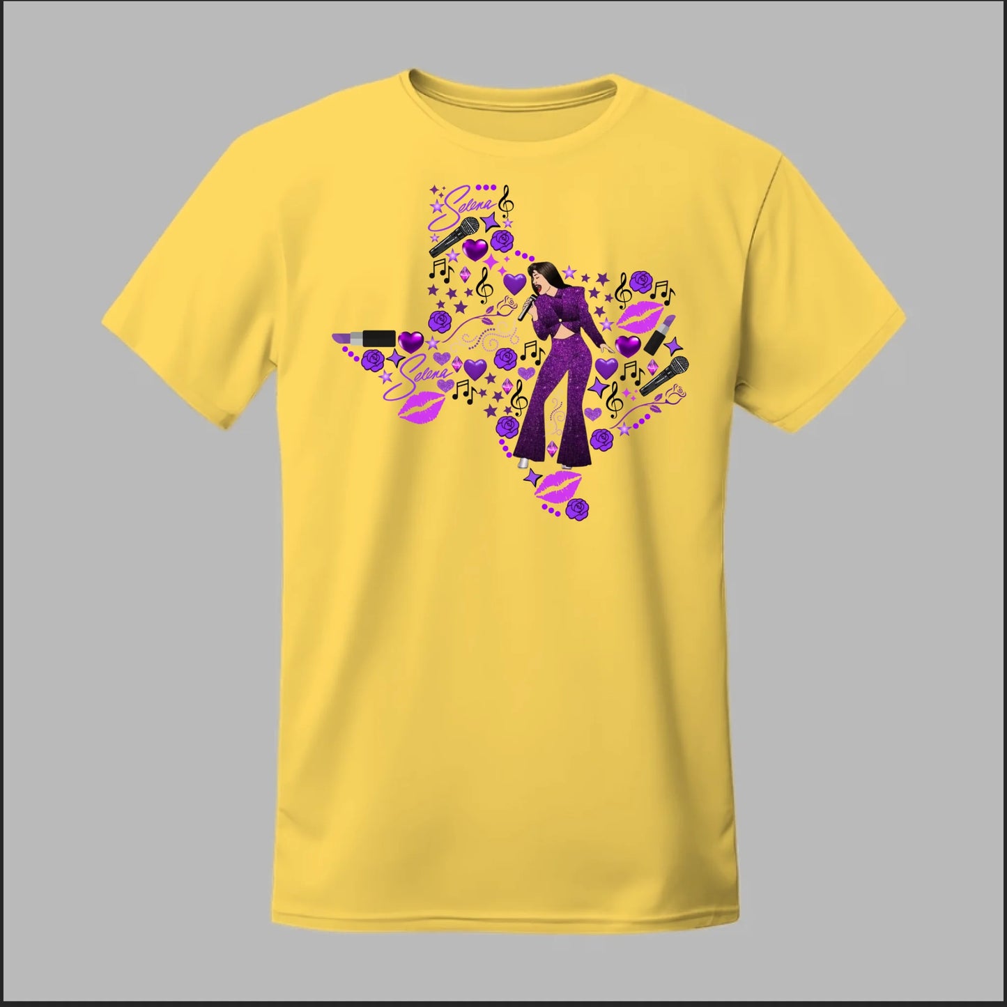 Selena Spotlight in Purple Tee