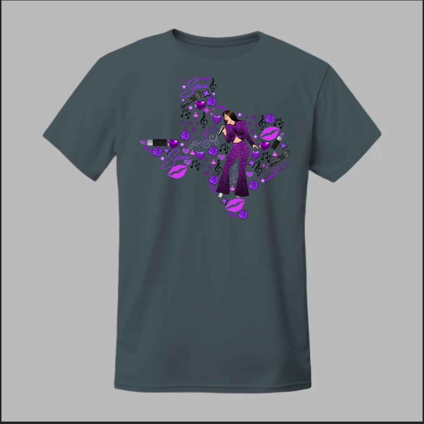 Selena Spotlight in Purple Tee