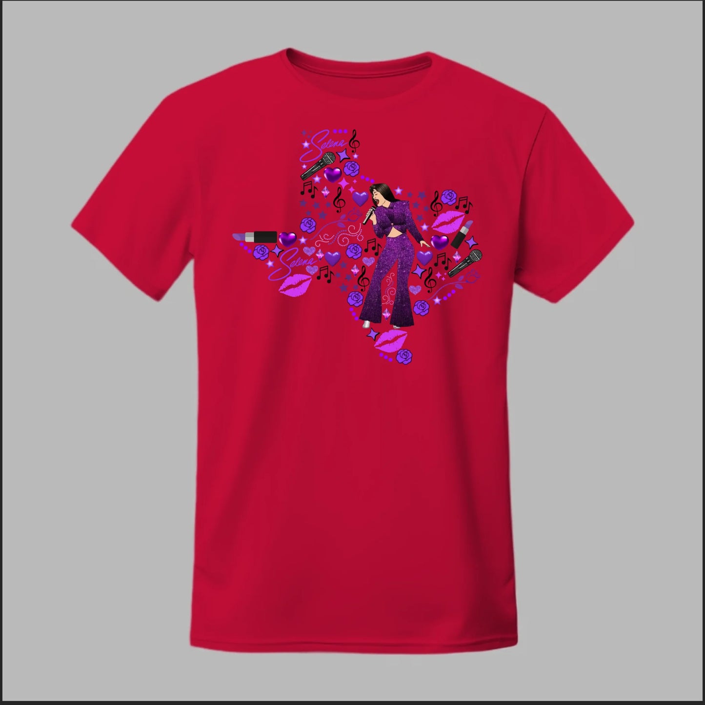 Selena Spotlight in Purple Tee