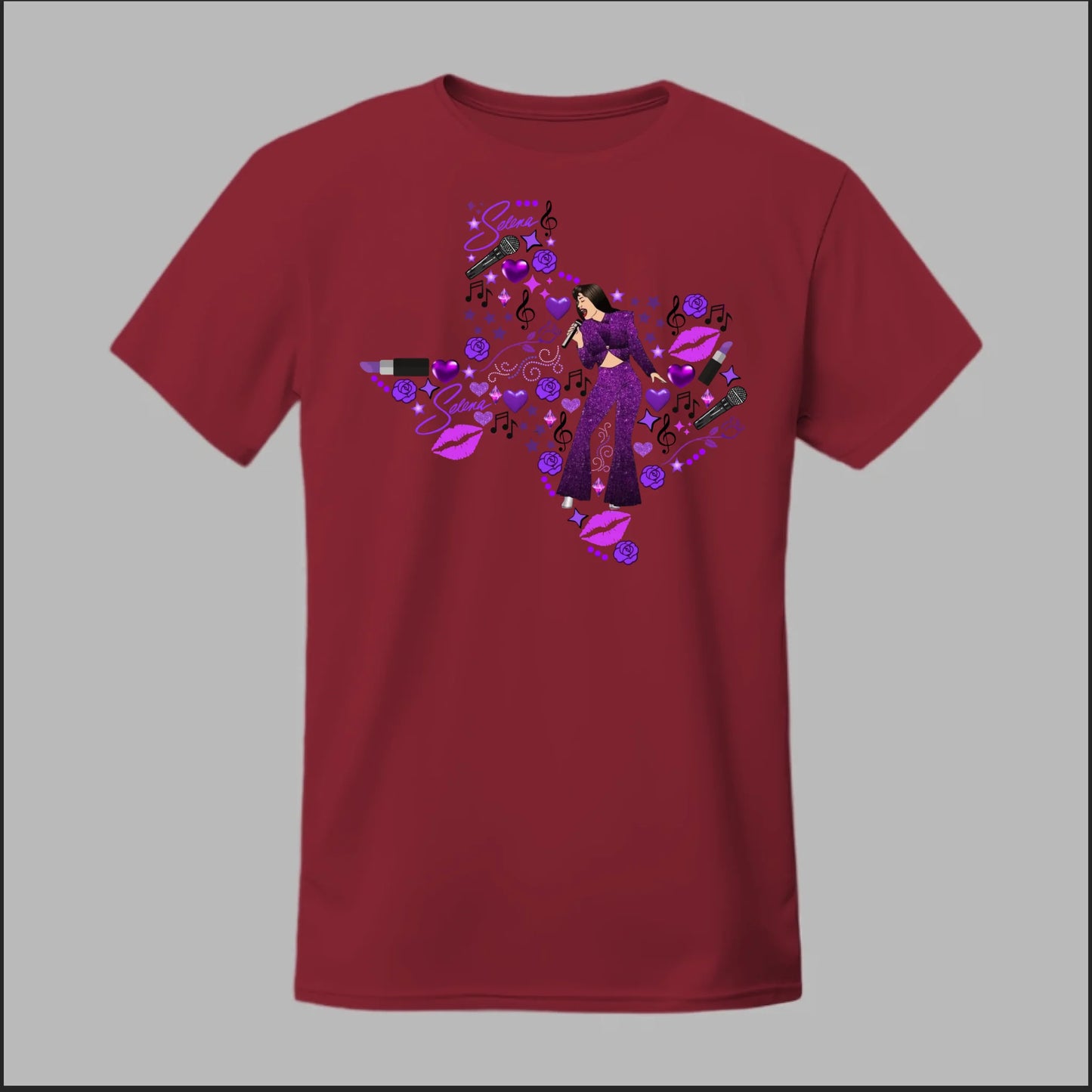 Selena Spotlight in Purple Tee