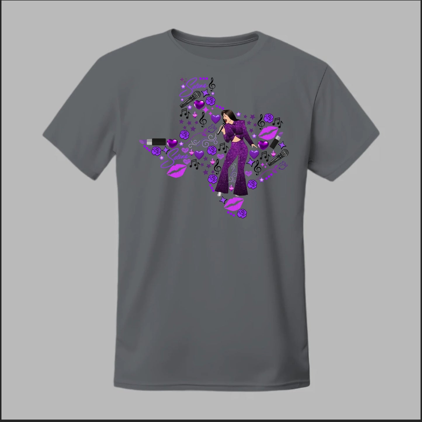 Selena Spotlight in Purple Tee
