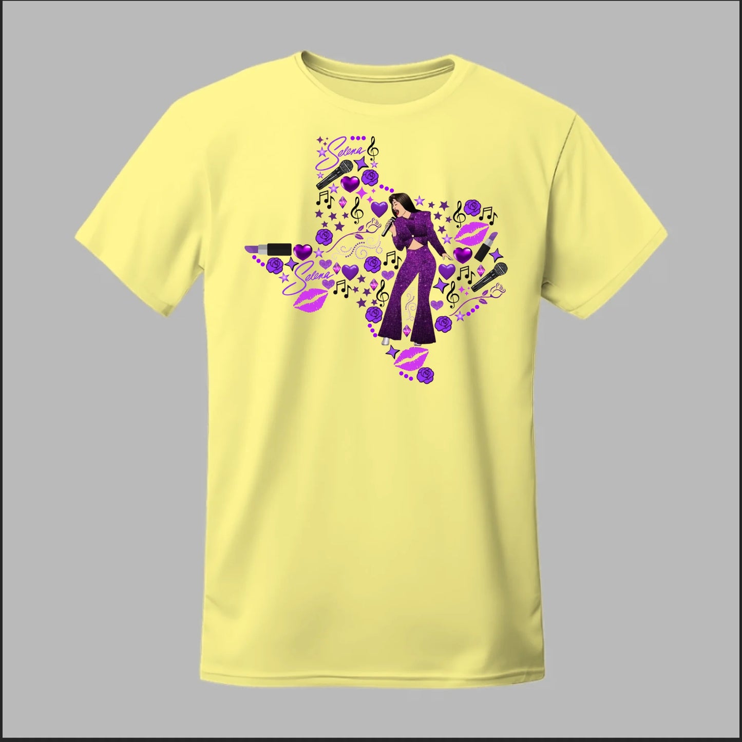 Selena Spotlight in Purple Tee