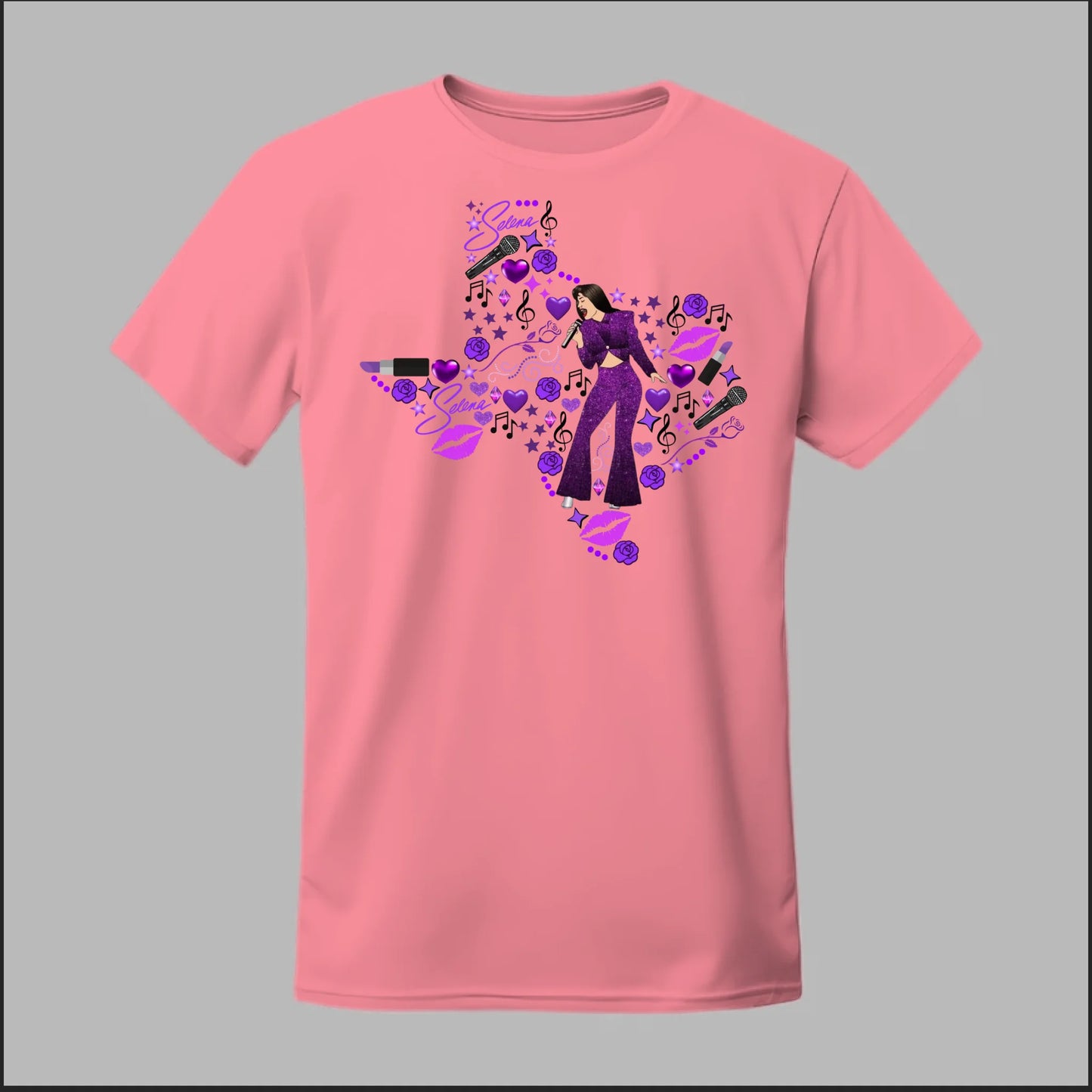 Selena Spotlight in Purple Tee