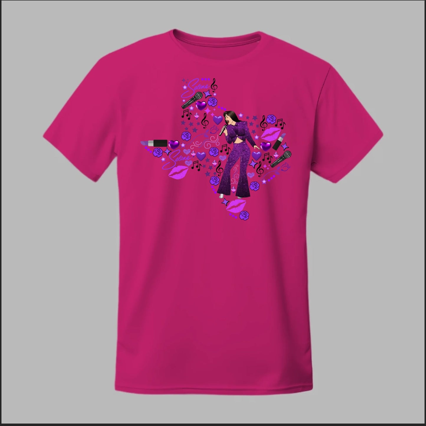 Selena Spotlight in Purple Tee