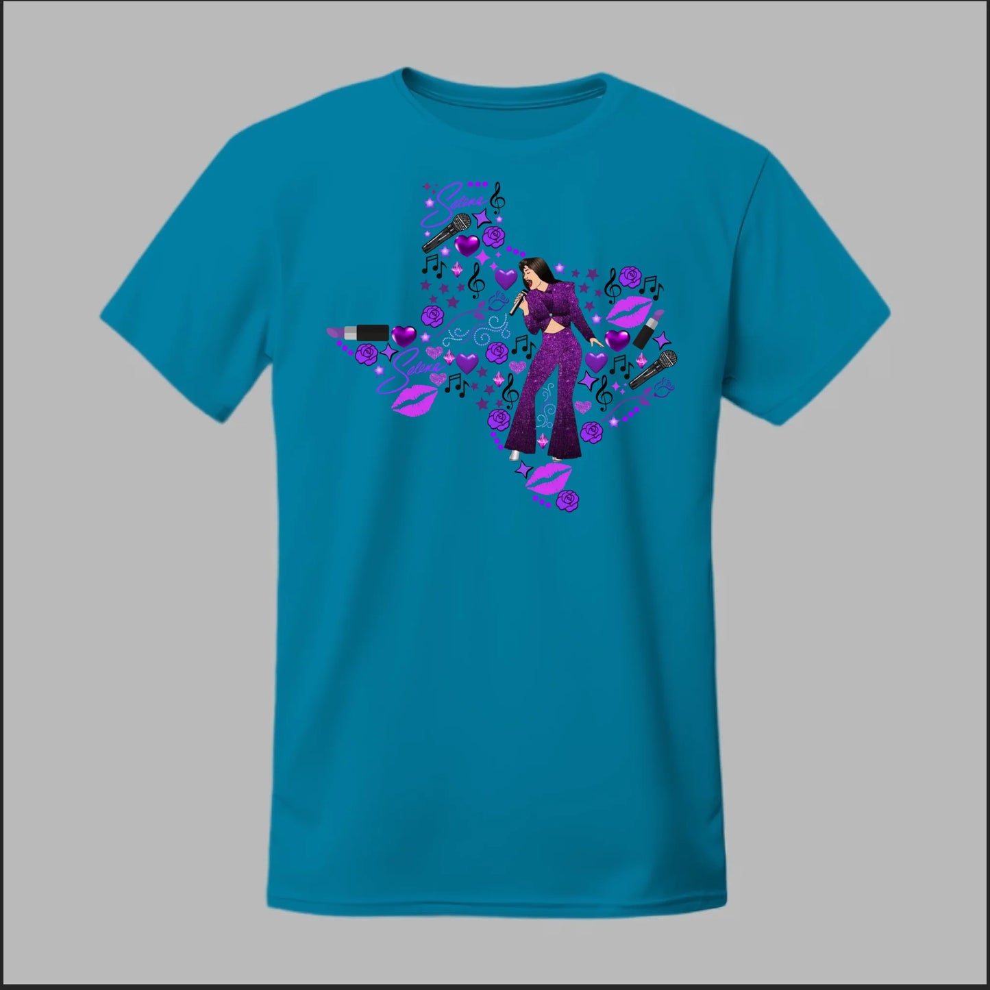 Selena Spotlight in Purple Tee