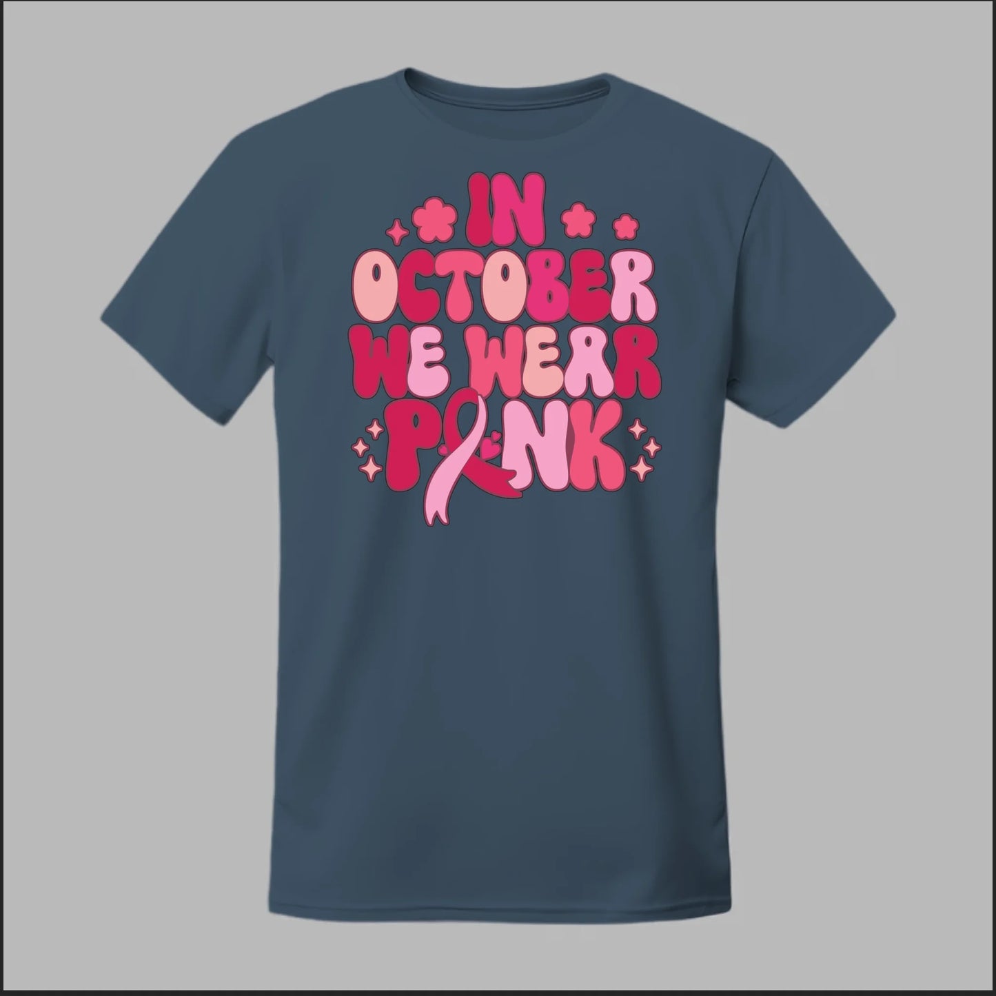 Front Heather Navy