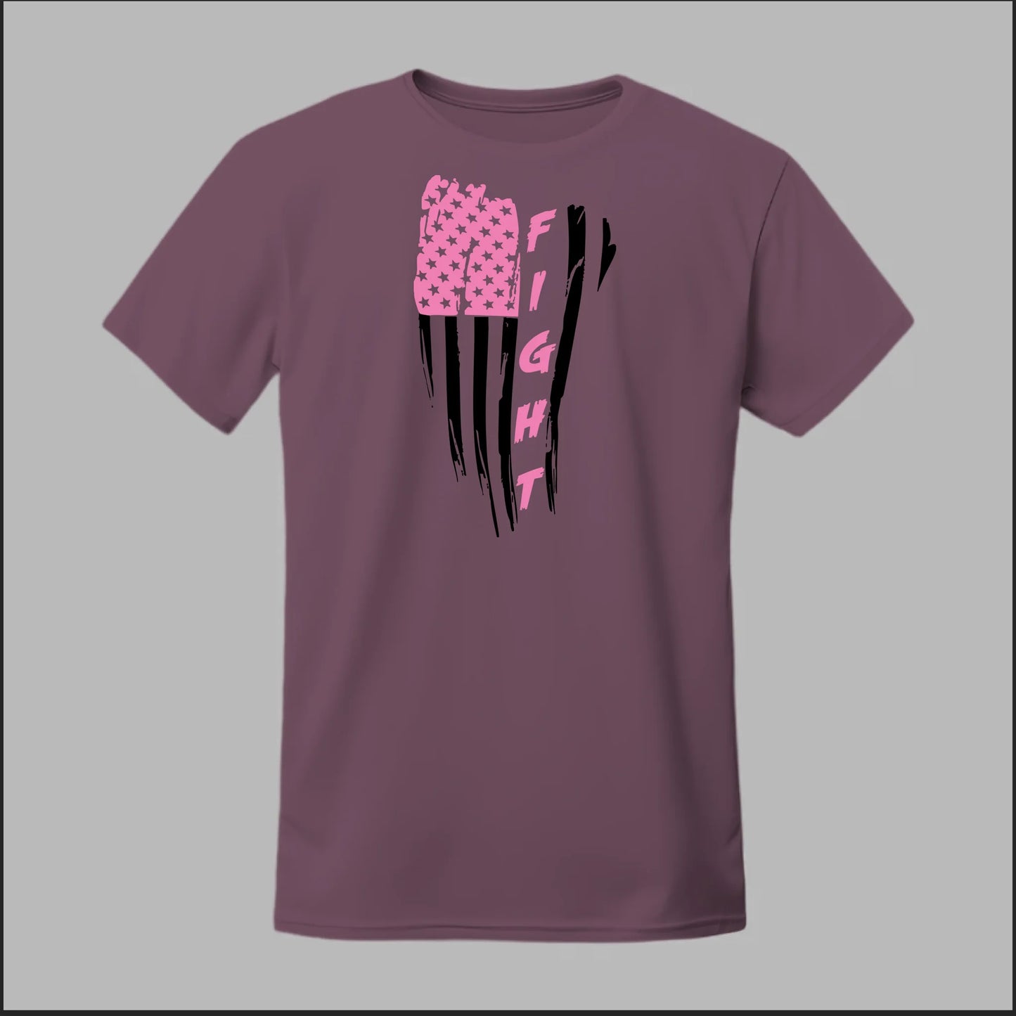 Front Heather Maroon