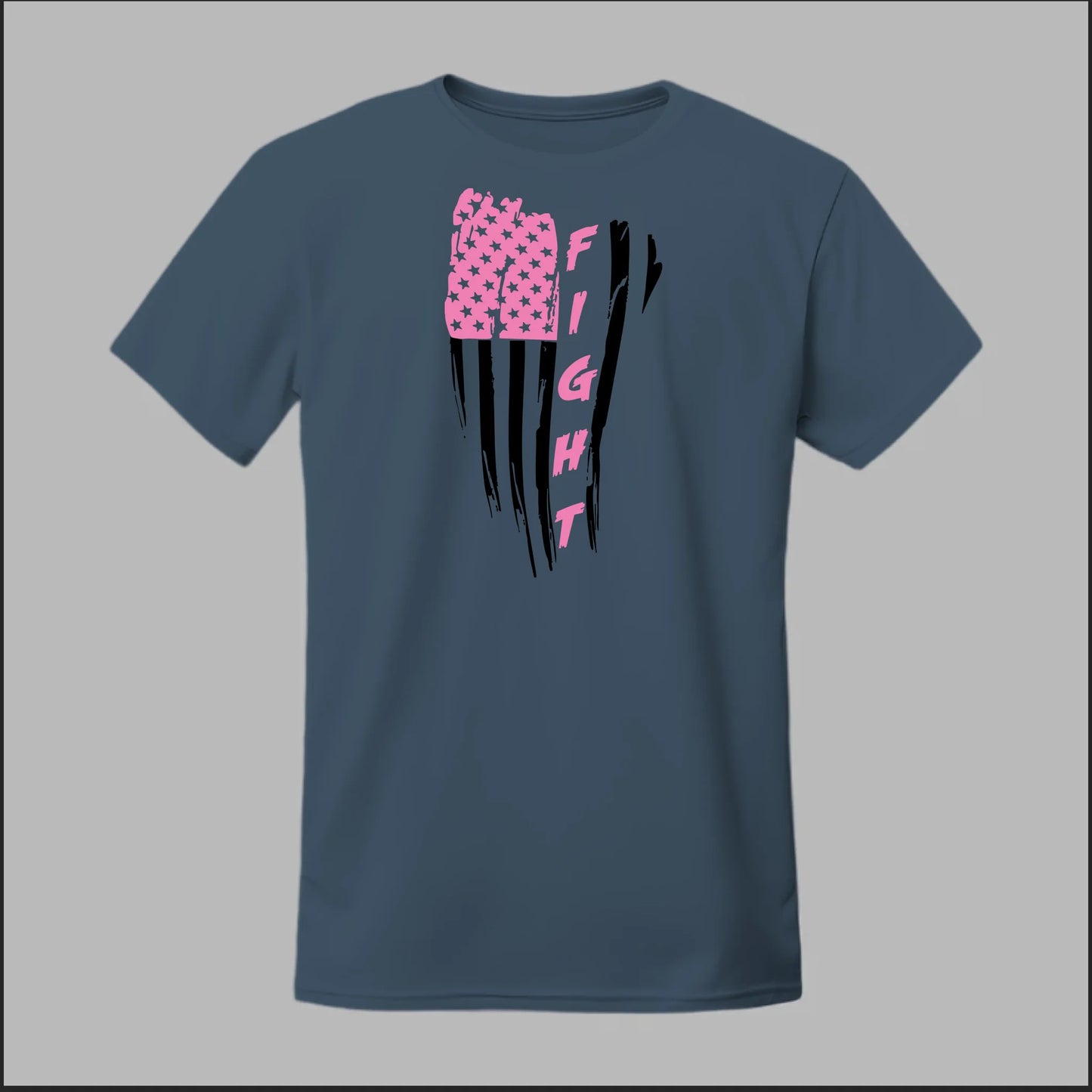 Front Heather Navy