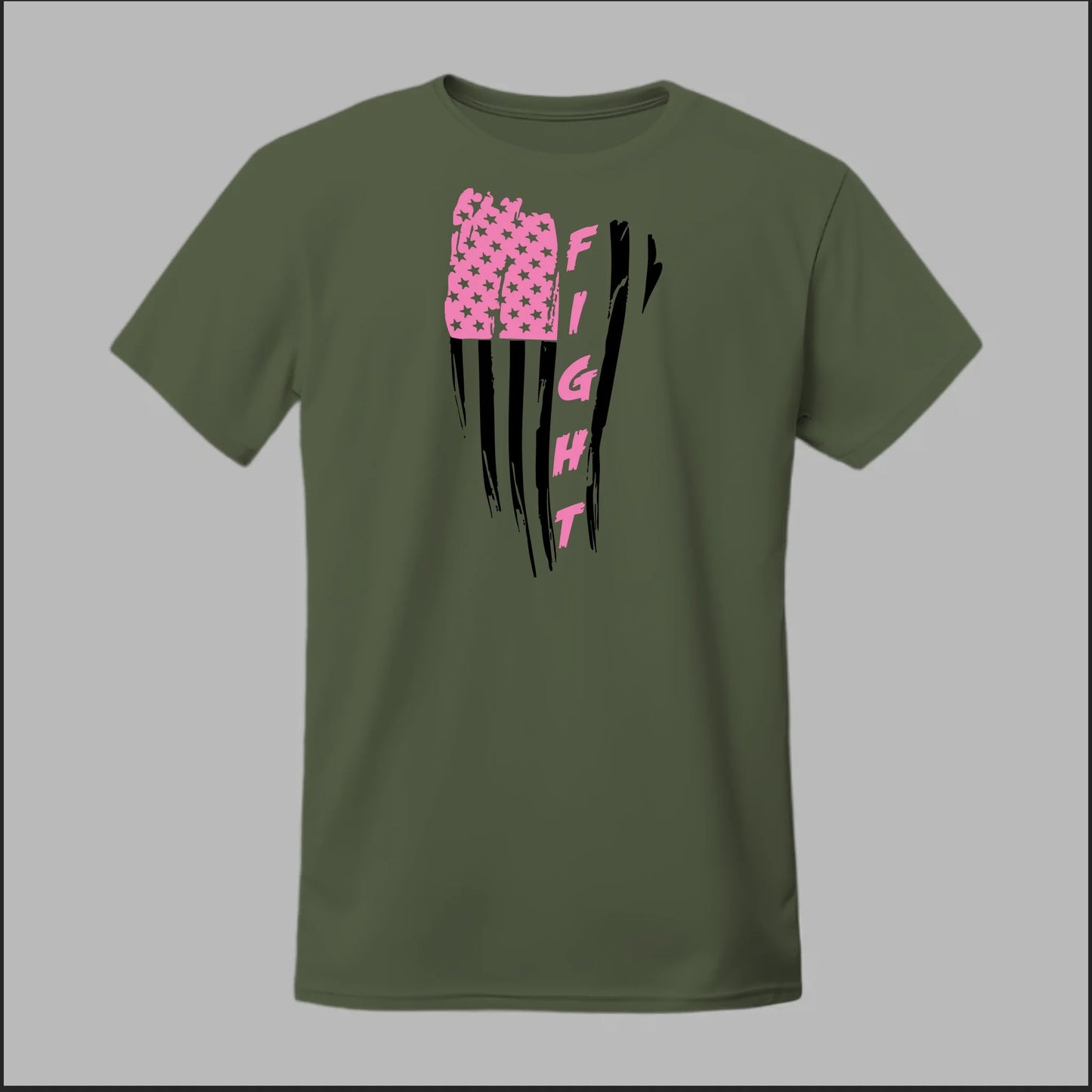Front Military Green