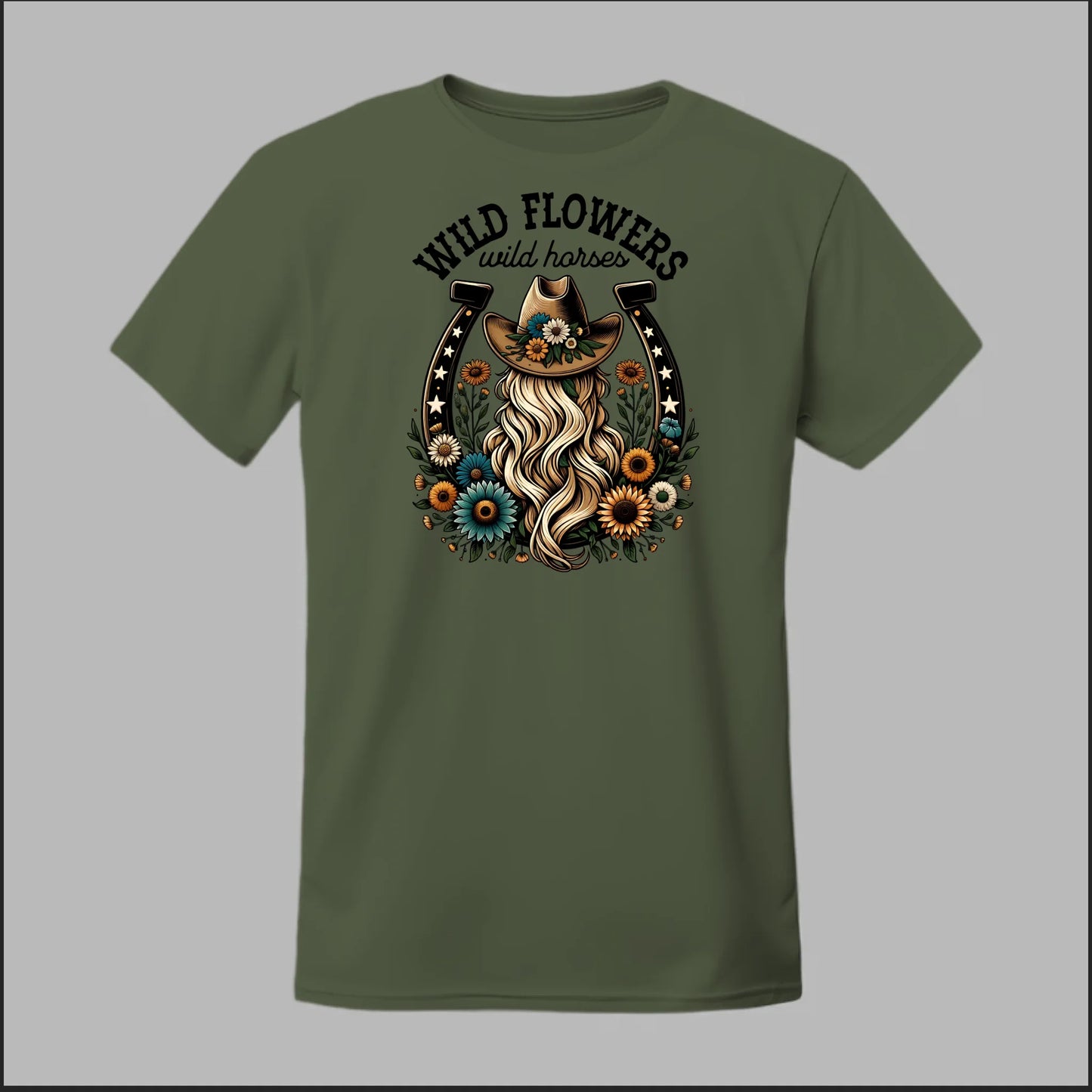 Wildflower Cowgirl Tee