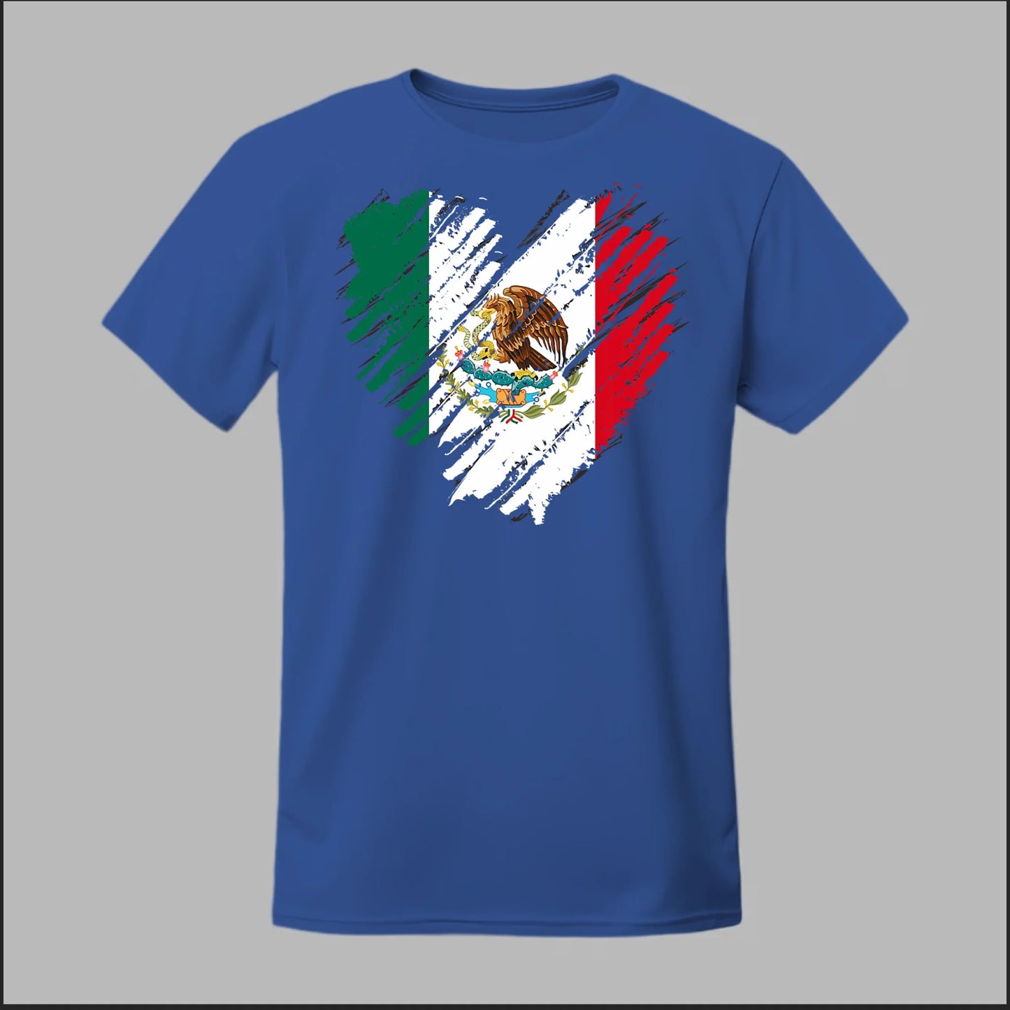 Mexican Flag Heart Tee