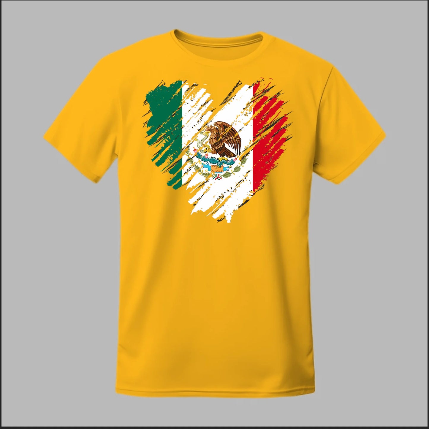 Mexican Flag Heart Tee