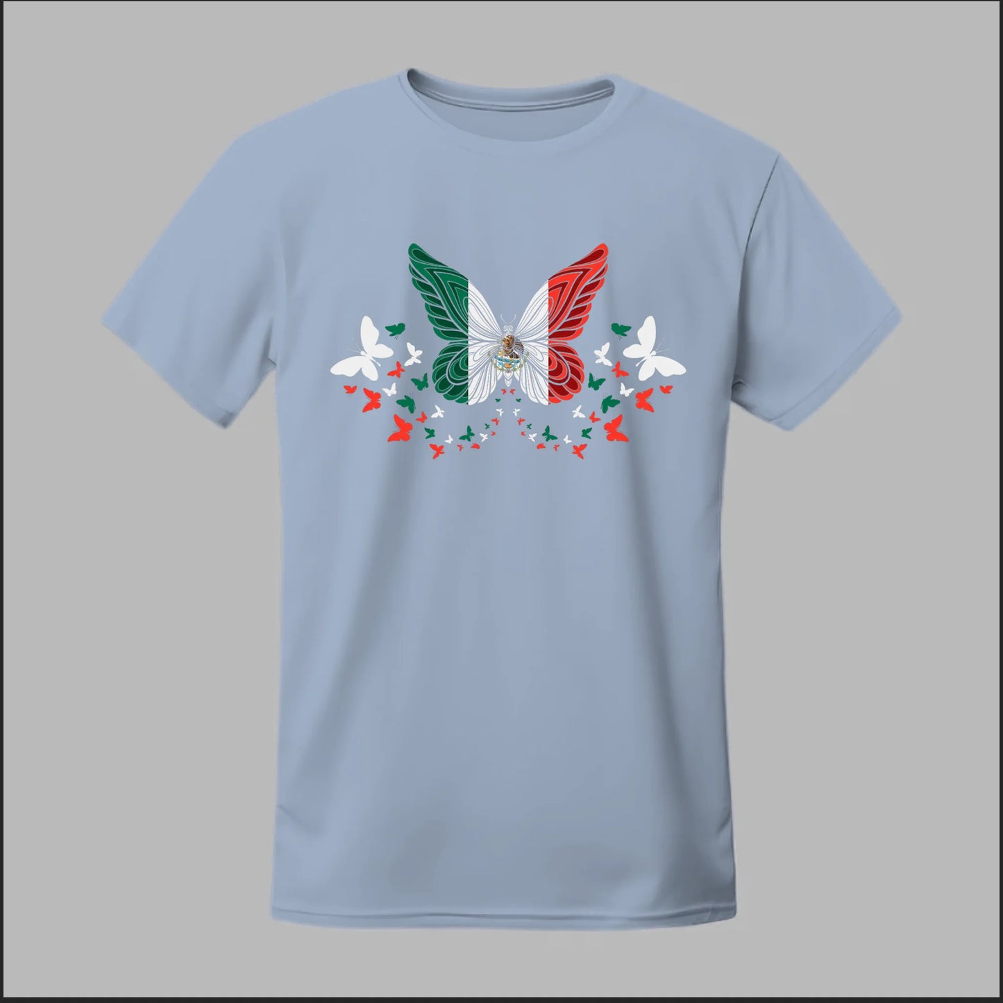 Mexican Flag Butterfly Tee