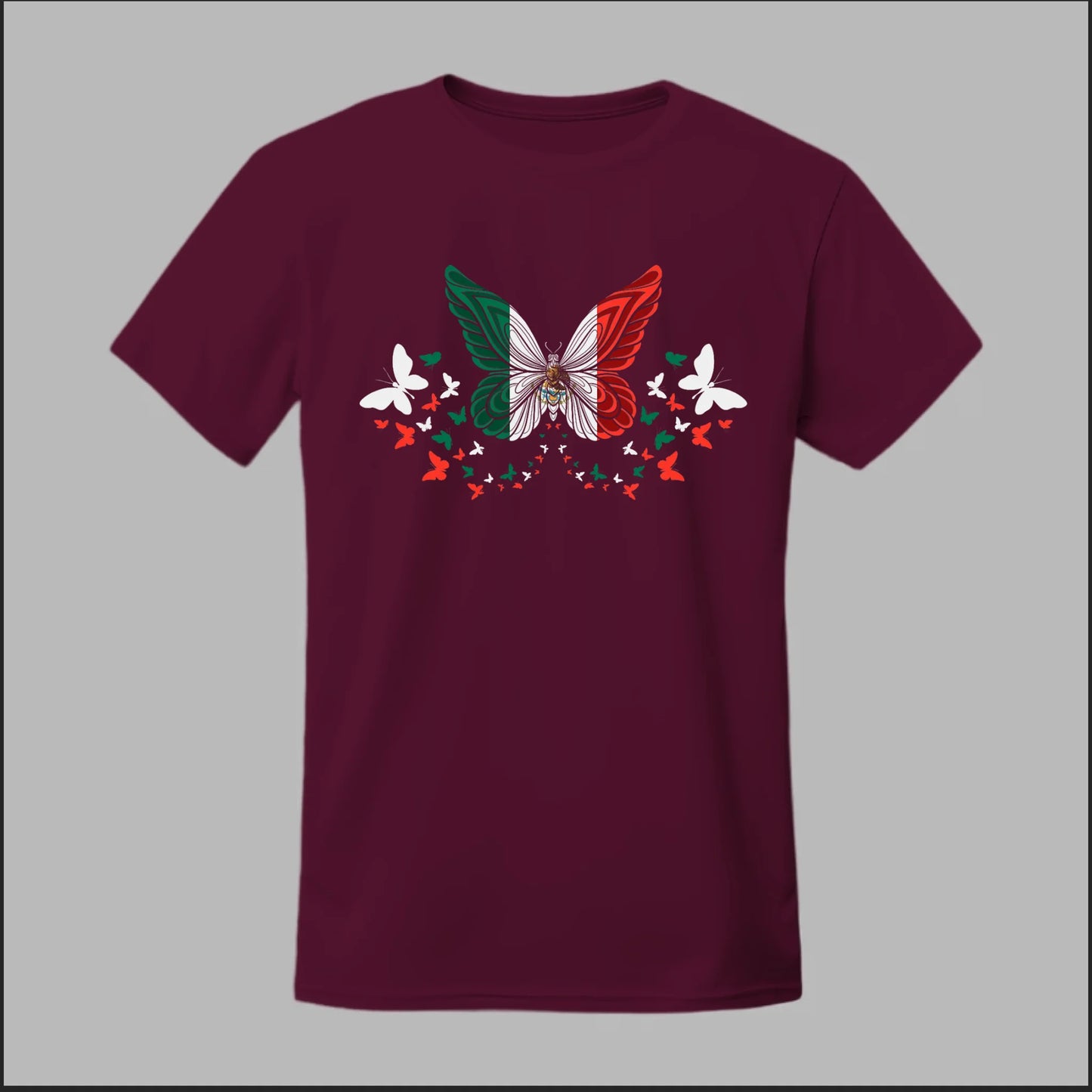 Mexican Flag Butterfly Tee