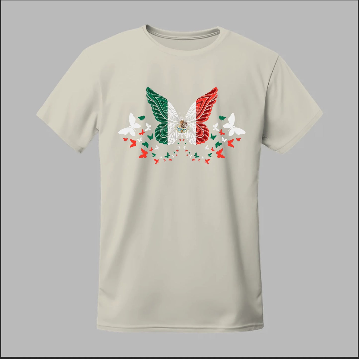 Mexican Flag Butterfly Tee