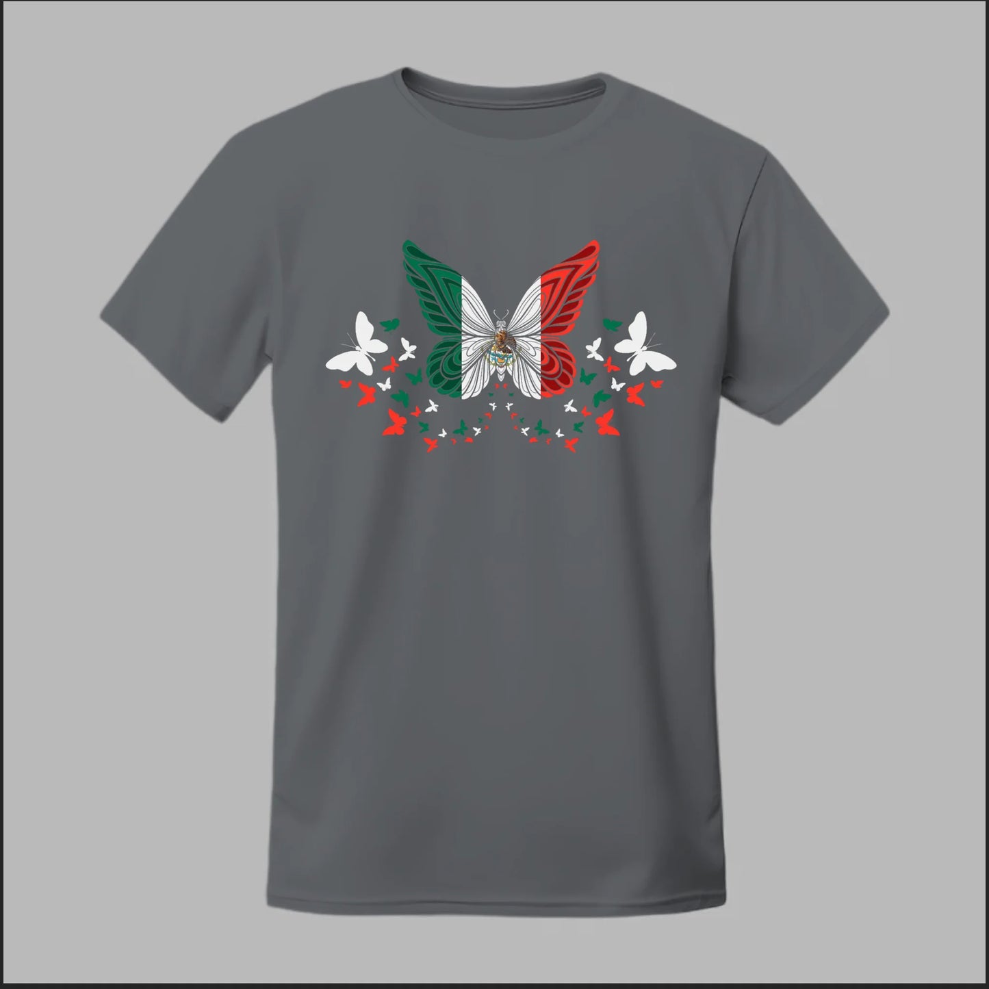 Mexican Flag Butterfly Tee