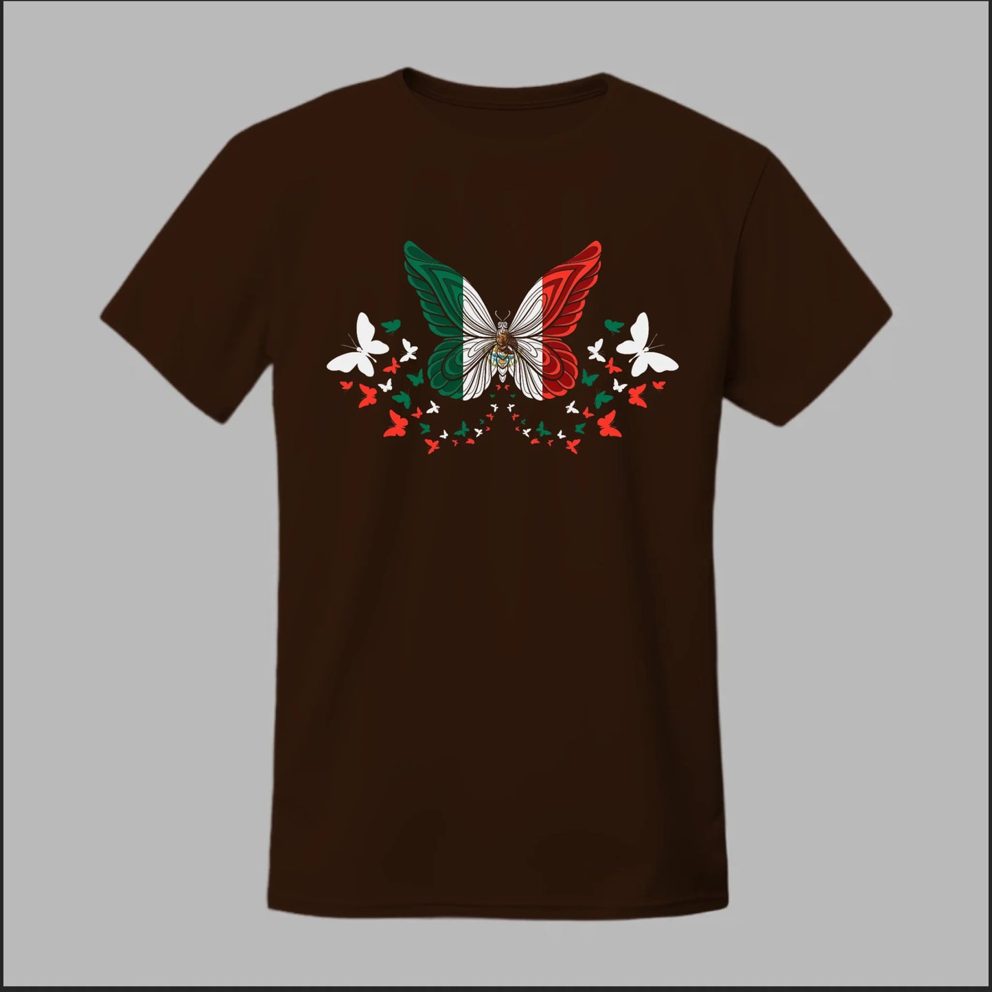 Mexican Flag Butterfly Tee