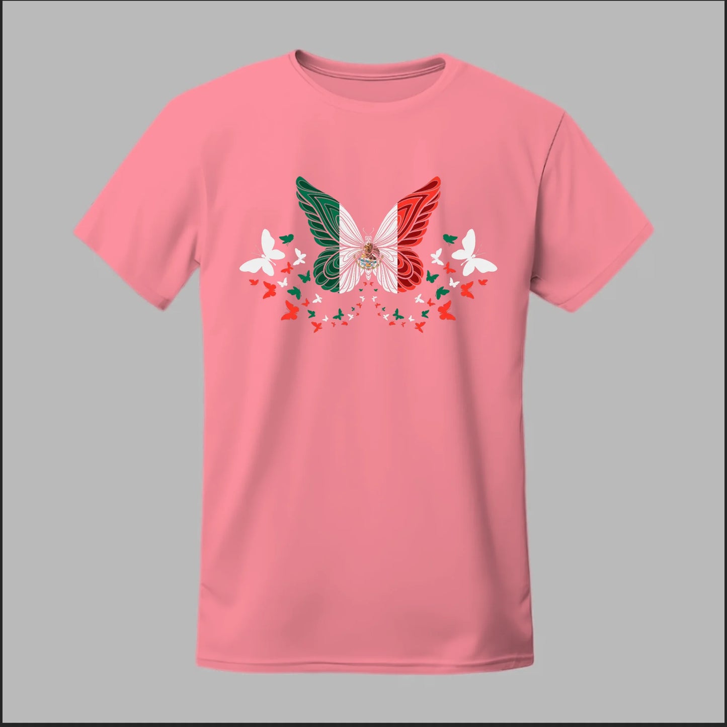 Mexican Flag Butterfly Tee