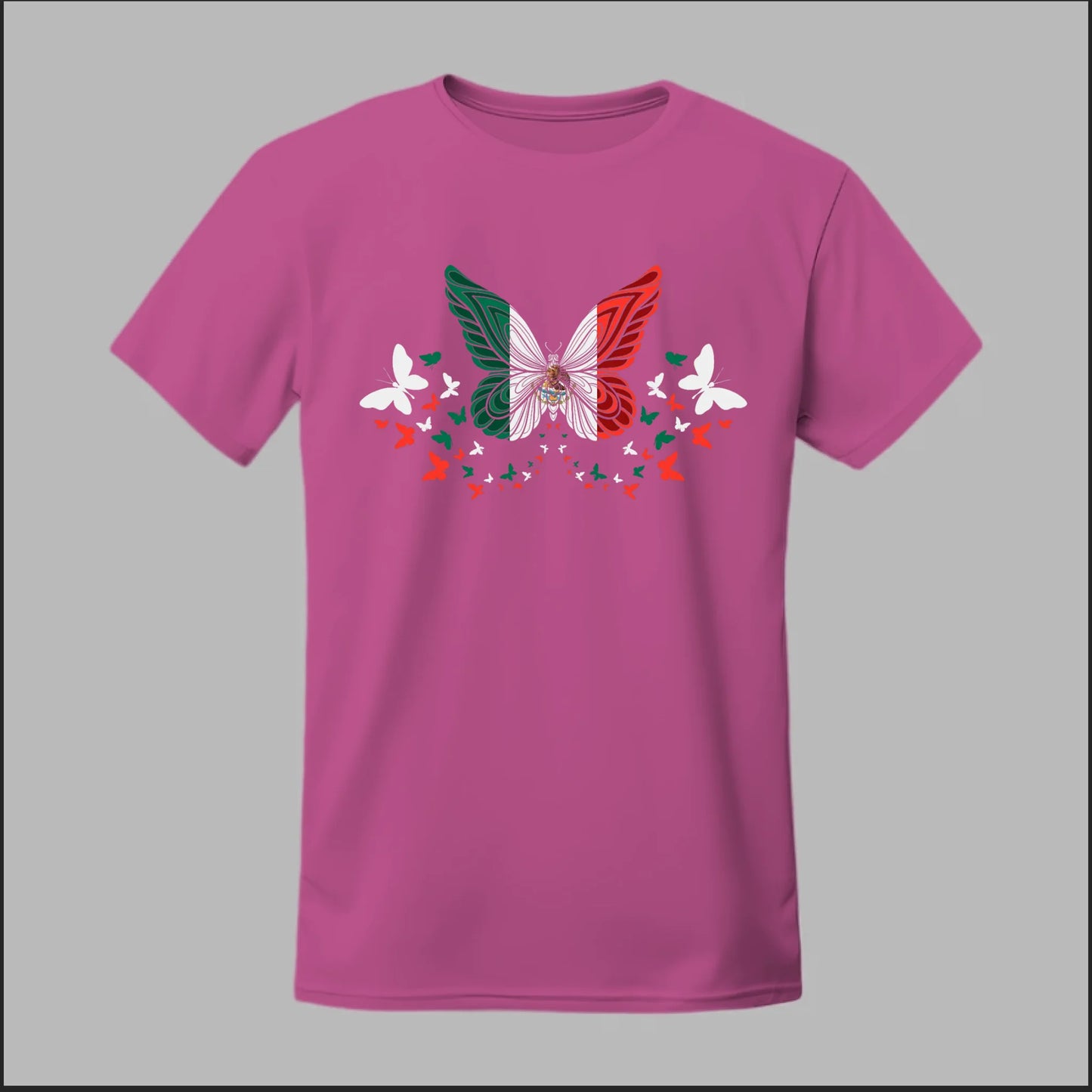 Mexican Flag Butterfly Tee