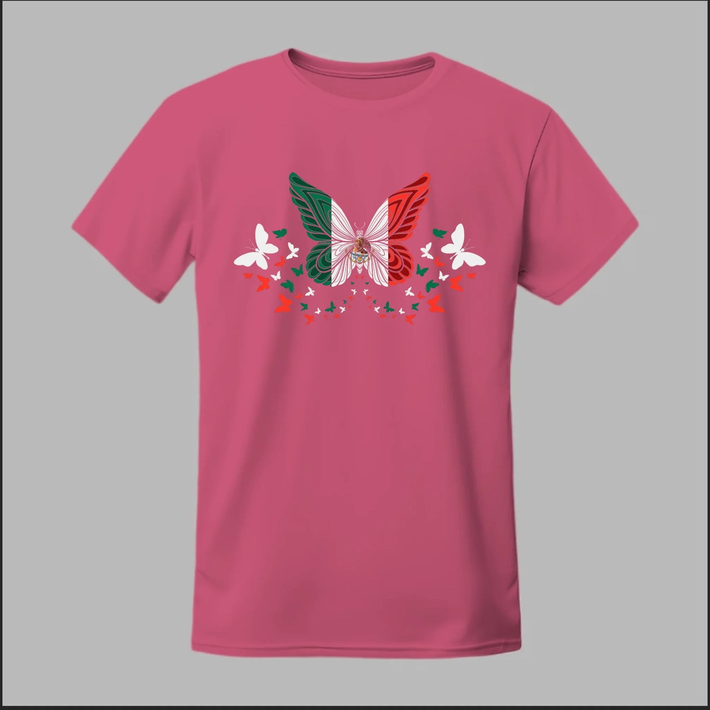 Mexican Flag Butterfly Tee