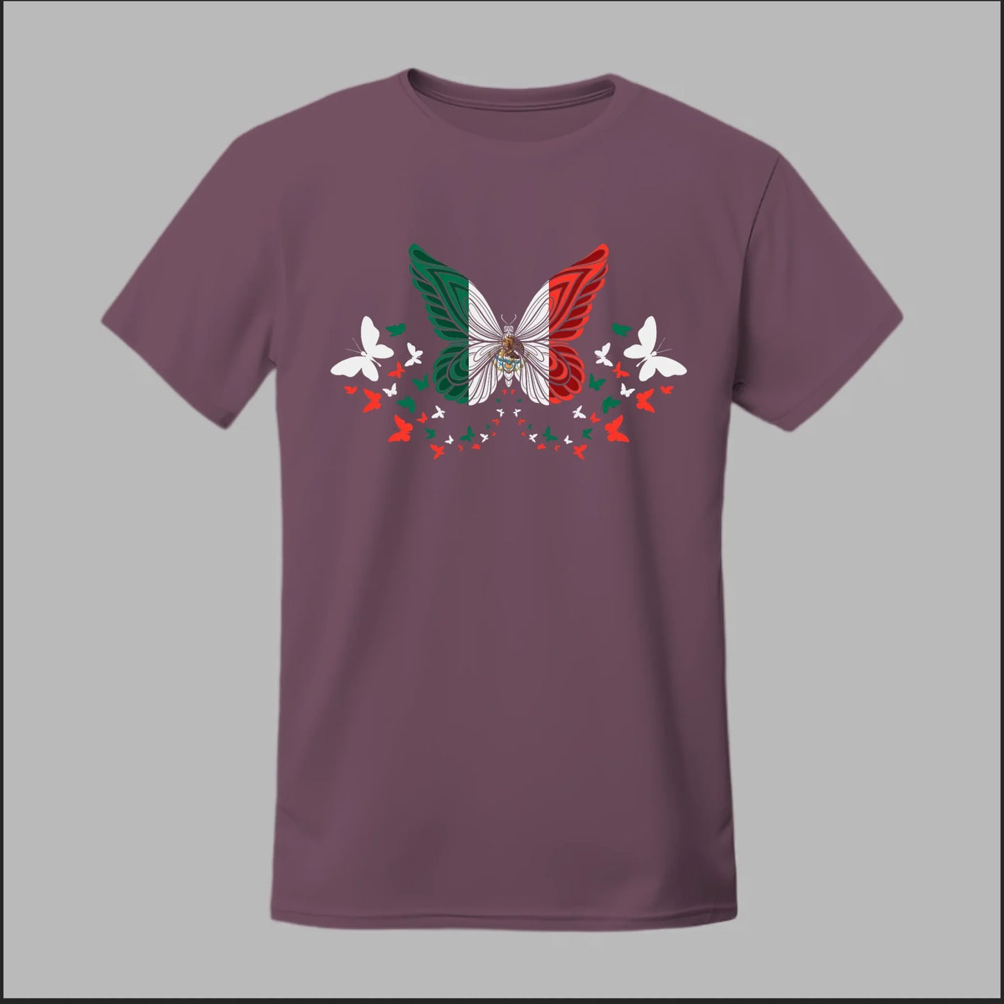 Mexican Flag Butterfly Tee