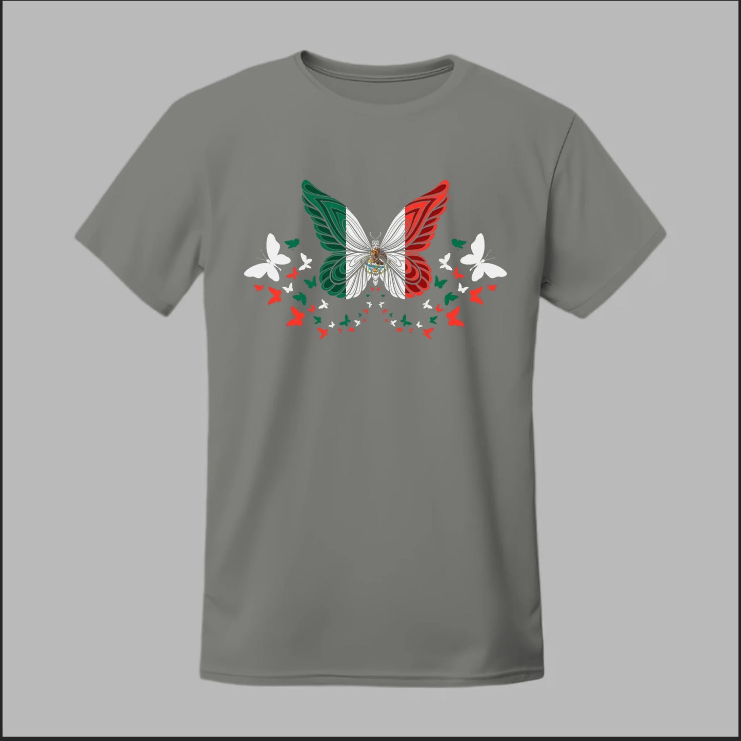 Mexican Flag Butterfly Tee