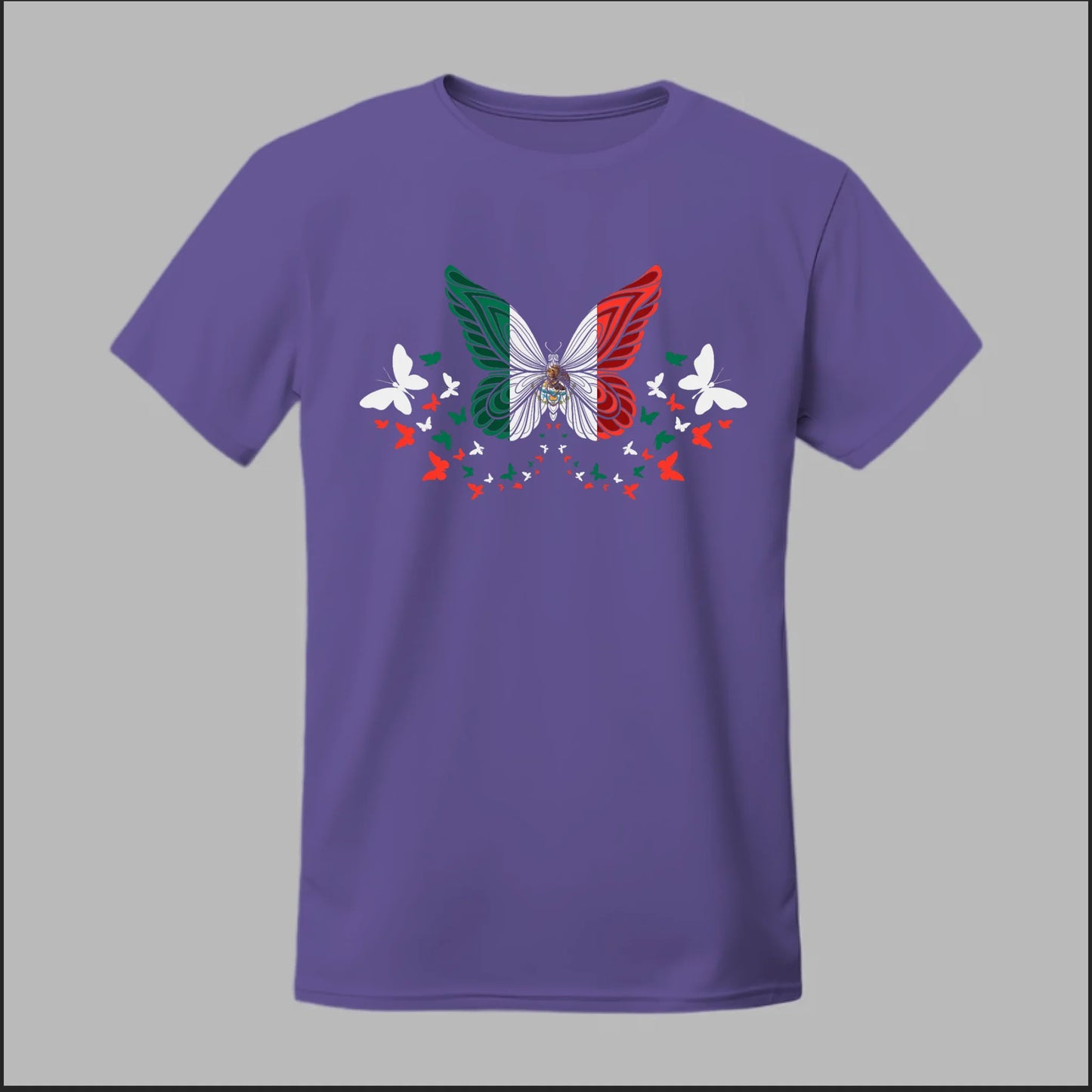 Mexican Flag Butterfly Tee