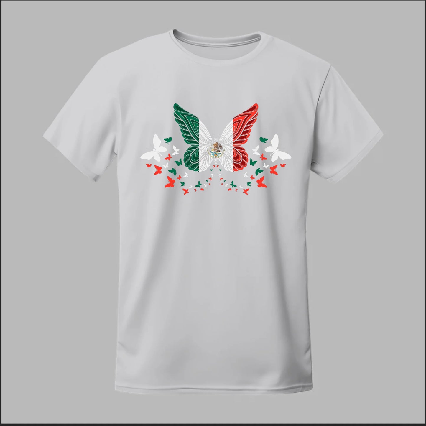 Mexican Flag Butterfly Tee