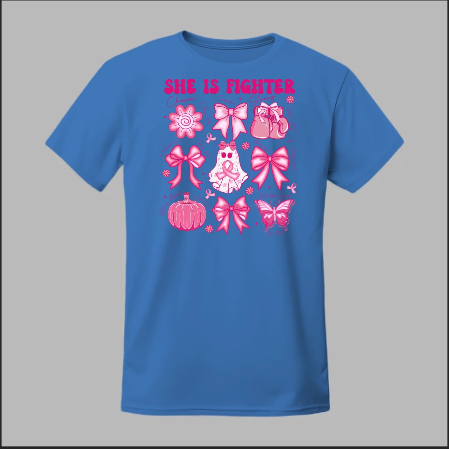 She Is Fighter – Faith & Strength Edition Tee